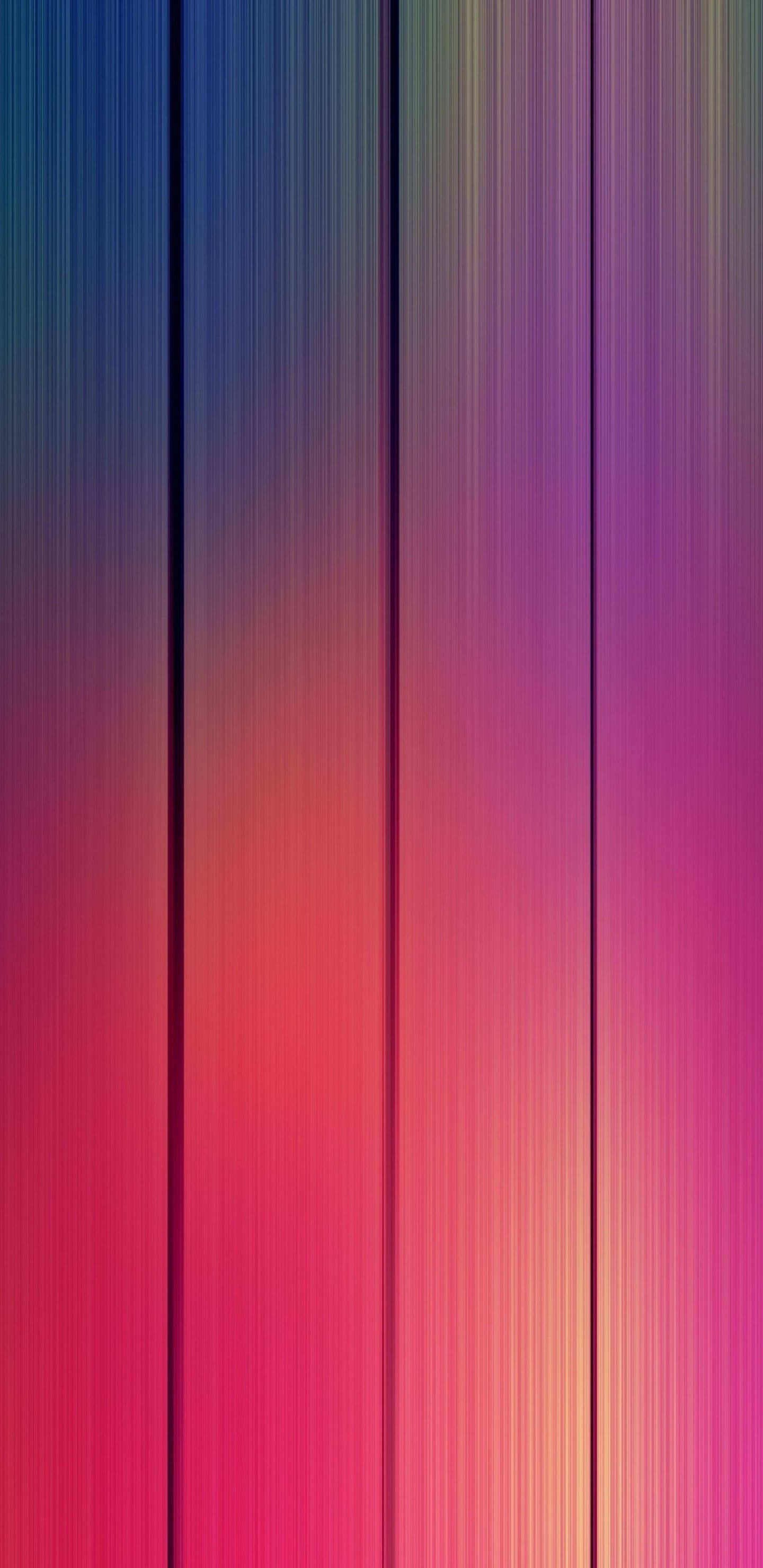 Pixel 3 XL, colorful wood panels, vertical rainbow stripes, 2K Phone Wallpaper