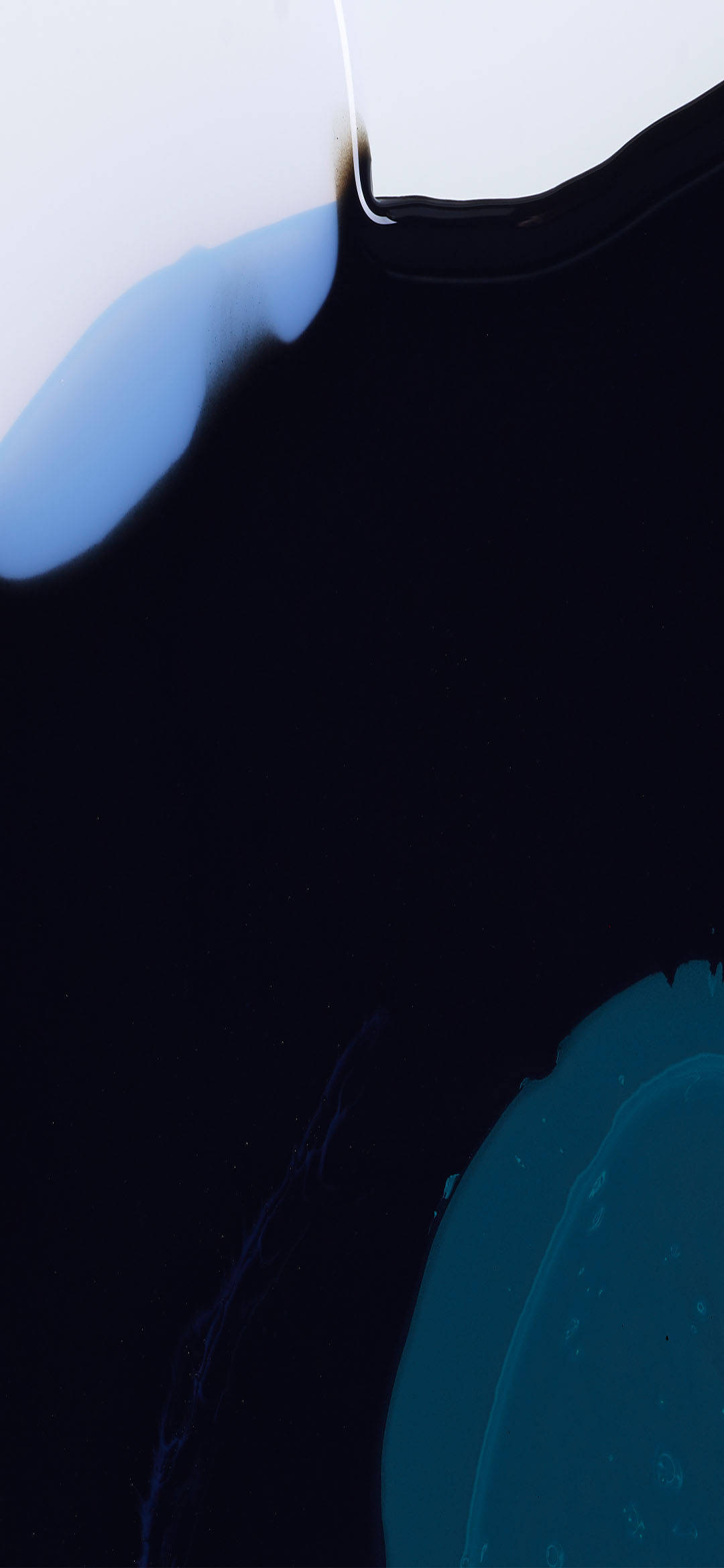 Pixel 5, black teal, soft blue, Full HD Phone Wallpaper
