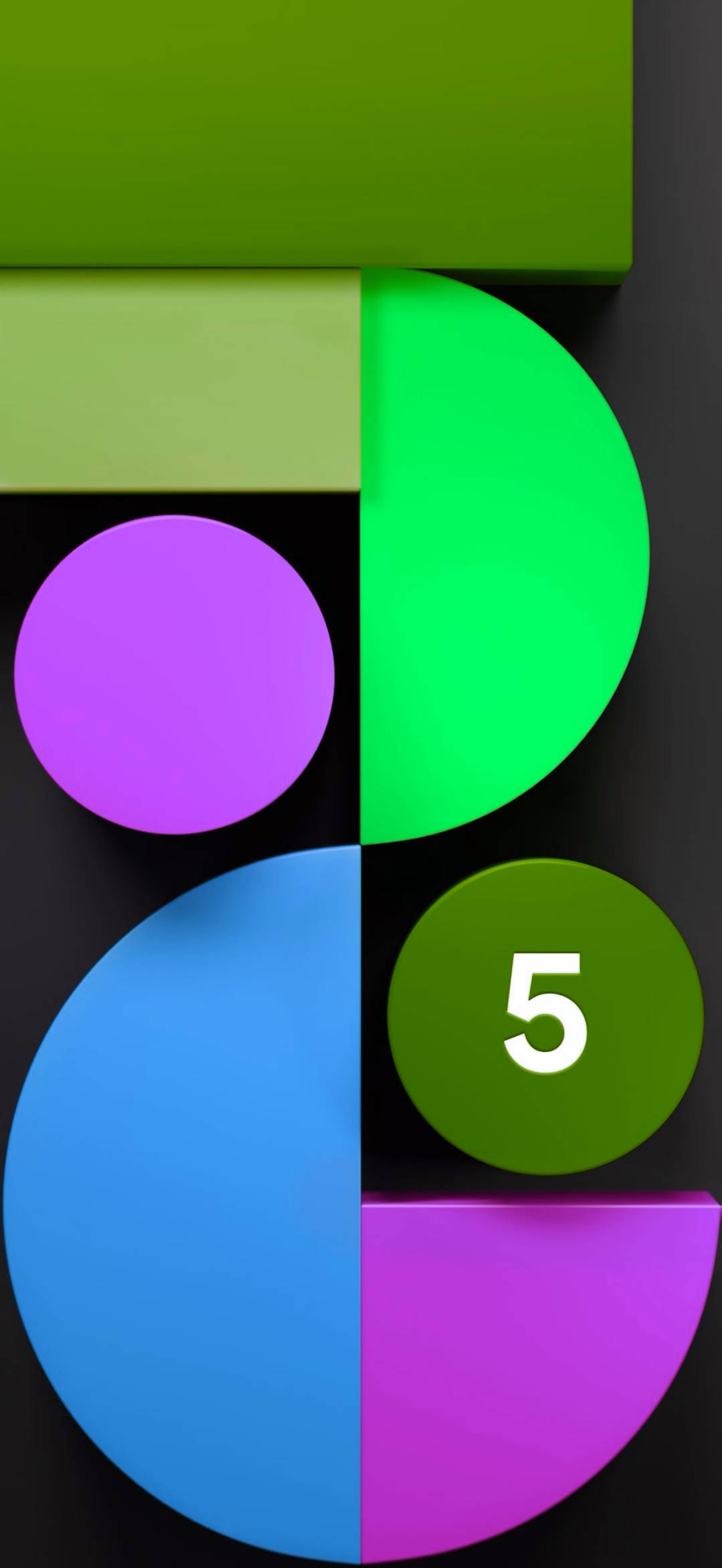 Pixel 5, colorful shapes, geometric shapes, Full HD Phone Wallpaper
