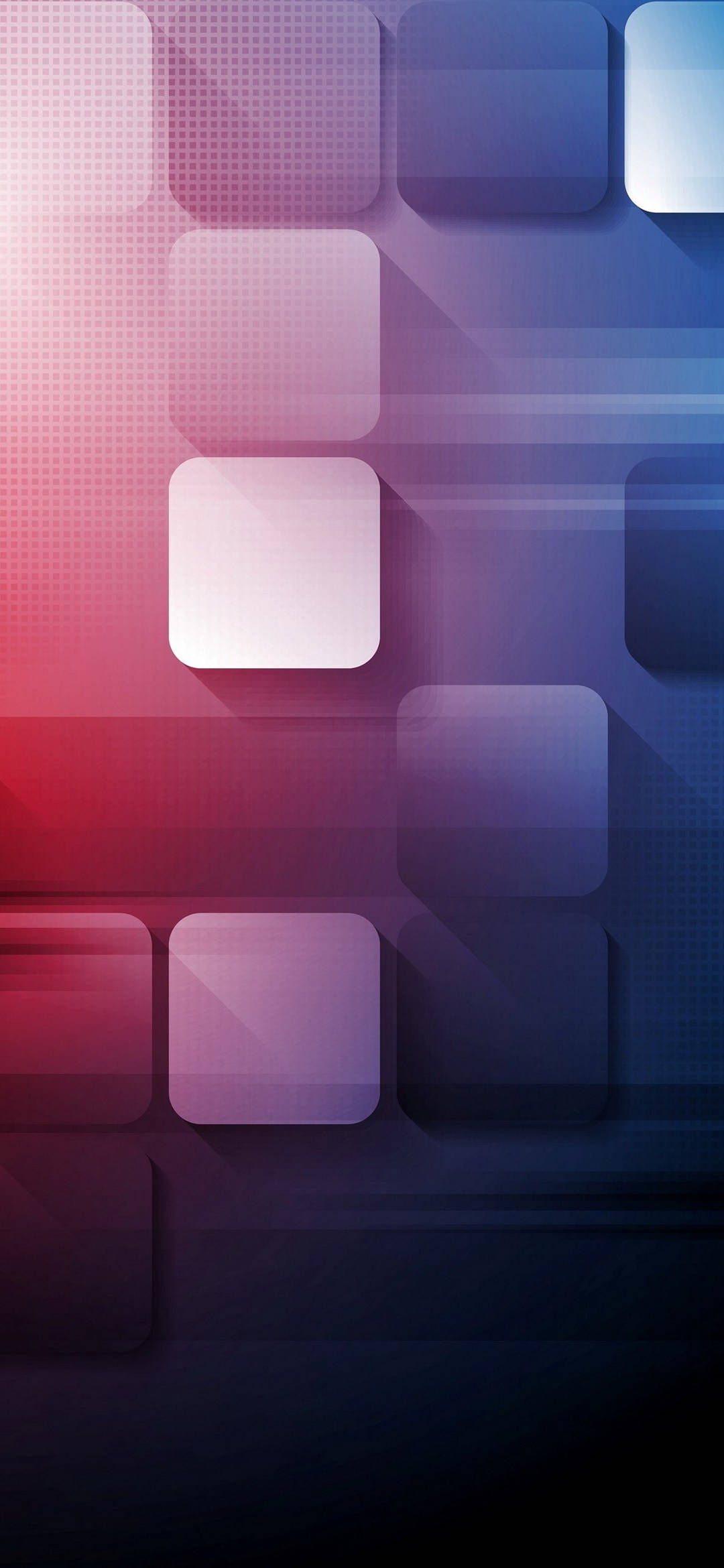 Pixel 5, abstract digital wallpaper, glowing gradient squares, Full HD Phone Wallpaper