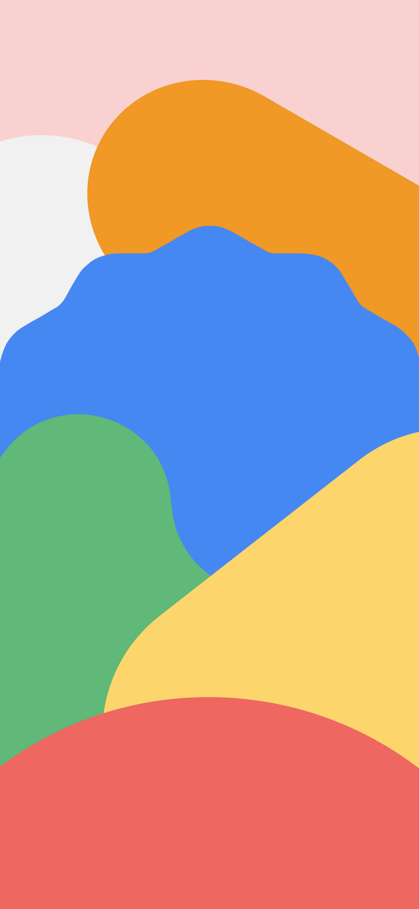Pixel 5, abstract vector art, soft pastel, 2K Phone Wallpaper