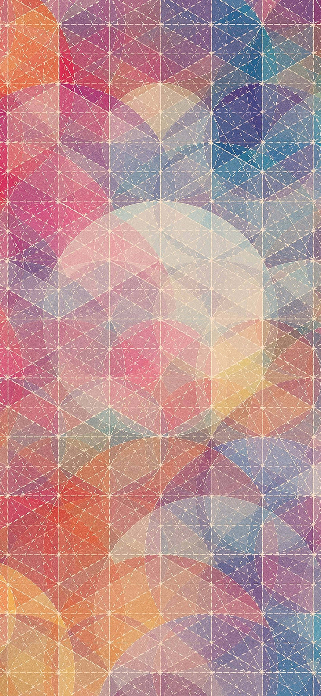 Pixel 5, squares, circle patterns, Full HD Phone Wallpaper