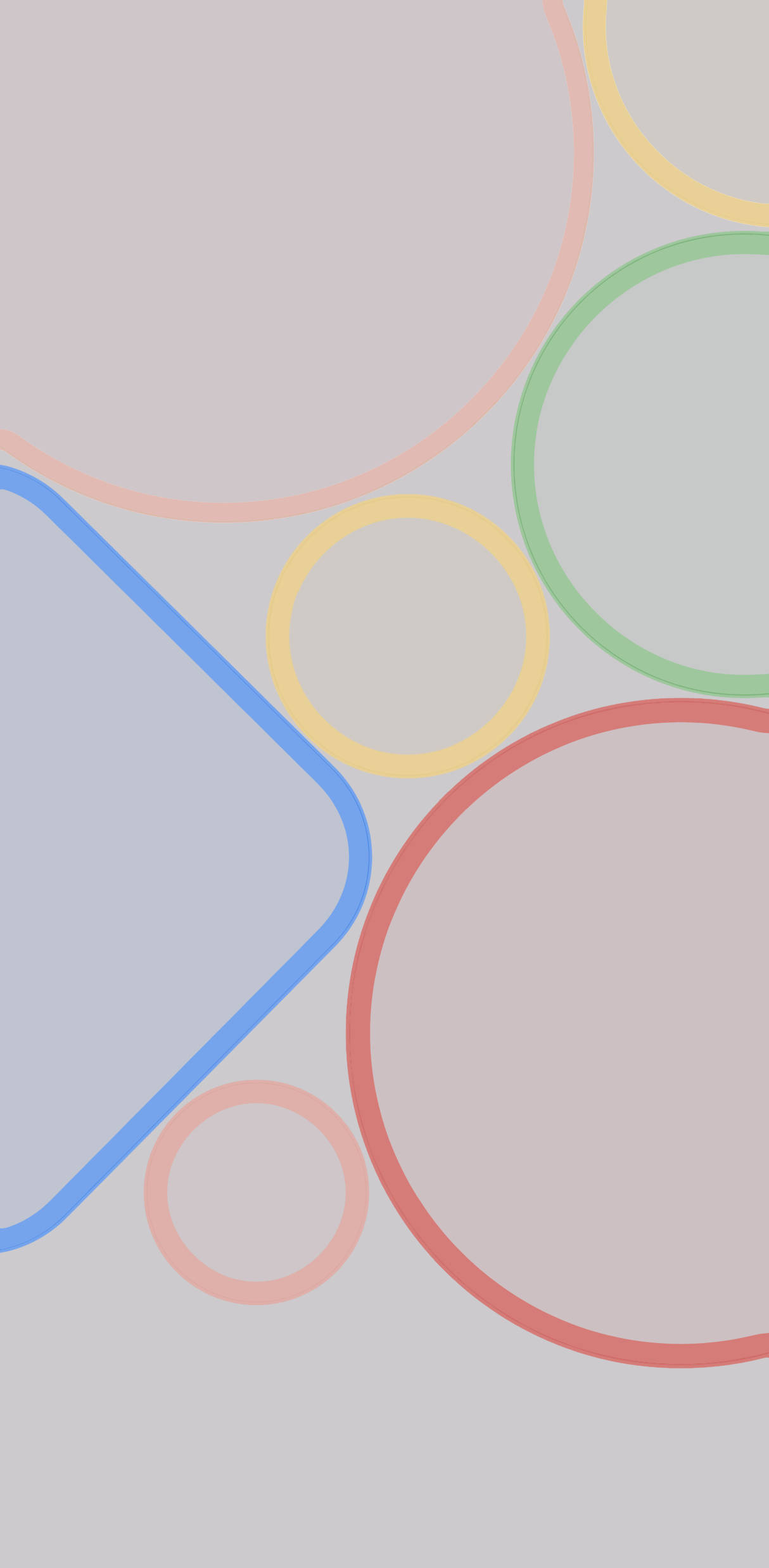 Pixel 5, soft pastel, rounded rectangles, Full HD Phone Wallpaper