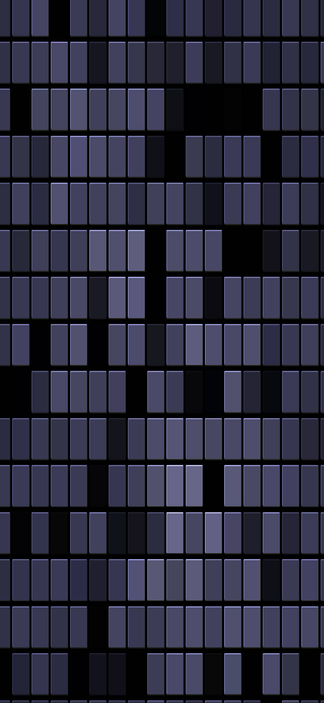 Pixel 5, black mosaic pattern, dark blue, Full HD Phone Wallpaper