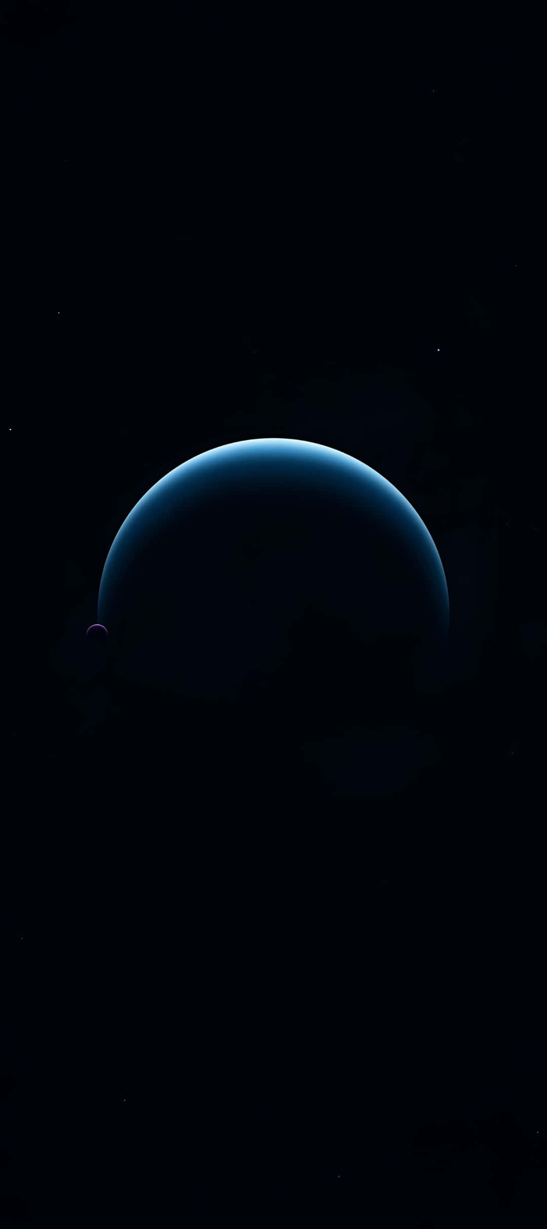 Pixel 9, blue planet, glowing horizon, Full HD Phone Wallpaper