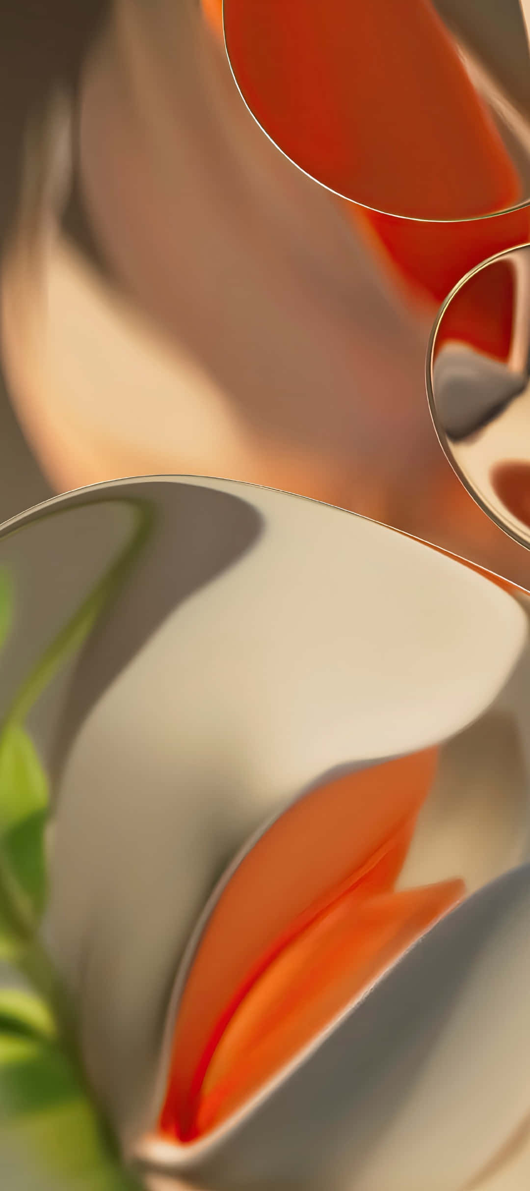 Pixel 9, white, orange, Full HD Phone Wallpaper