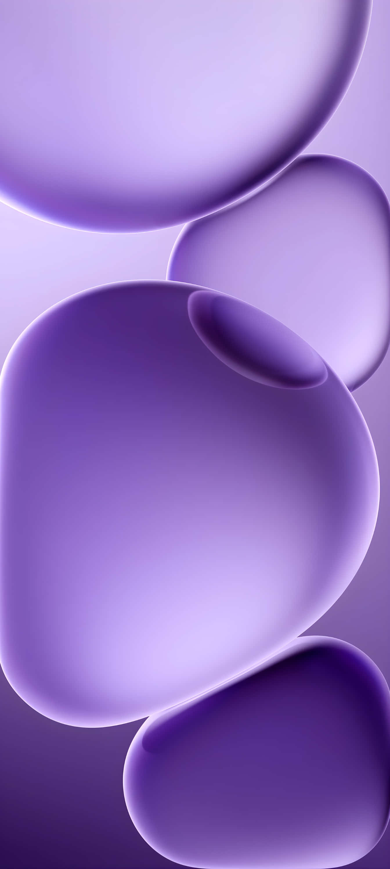 Pixel 9a, purple, glowing spheres, 2K Phone Wallpaper