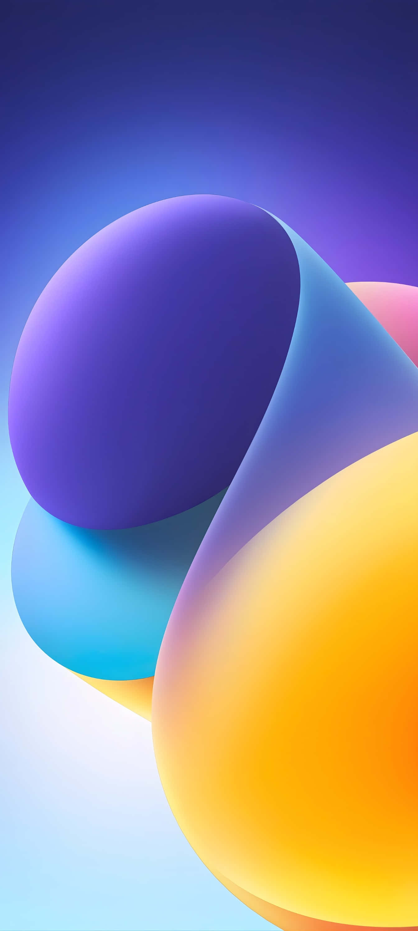 Pixel 9a, purple, blue, 2K Phone Wallpaper