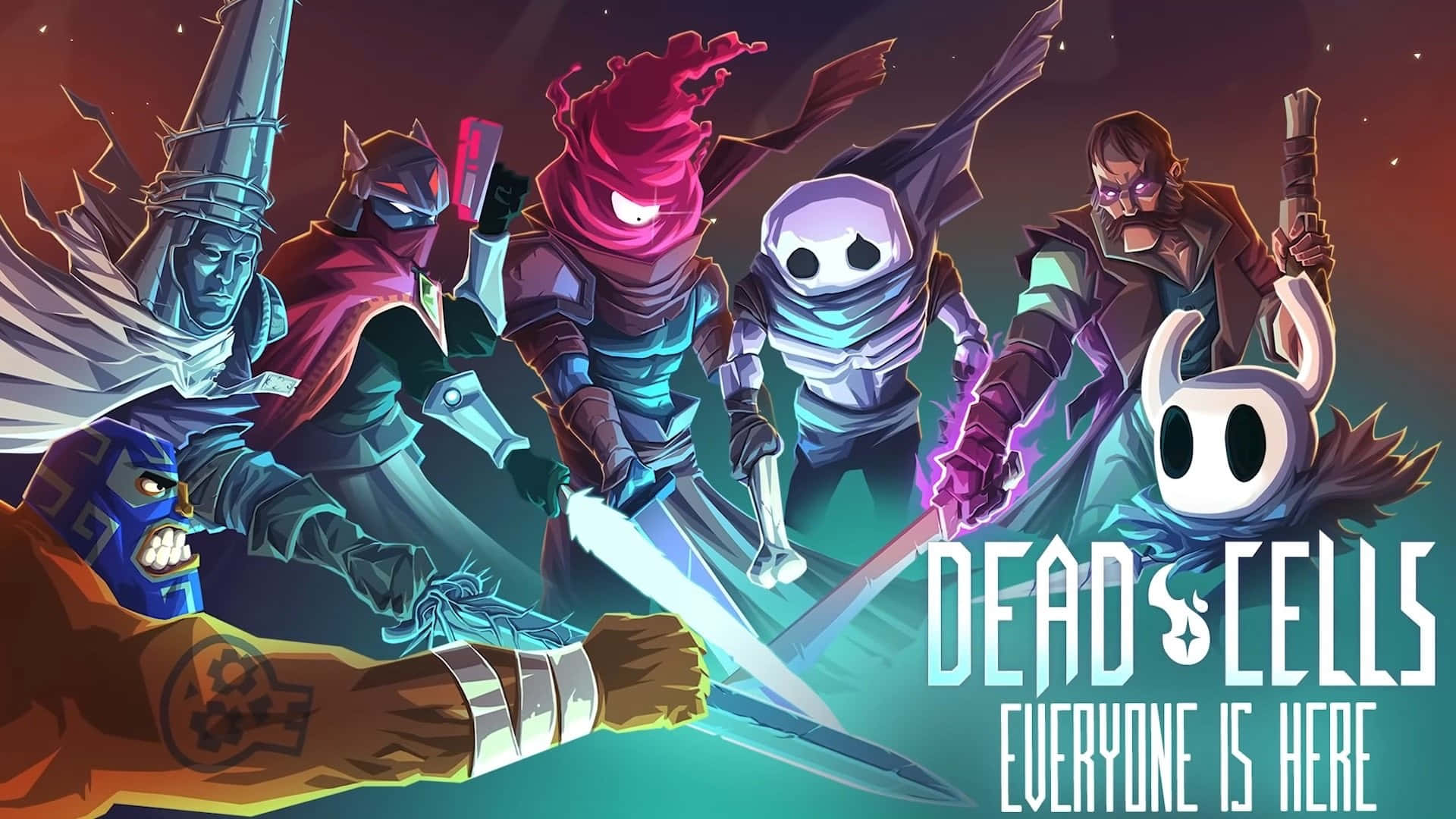 Pixelated World, Colorful Adventures, stylized game characters, Full HD Desktop Wallpaper