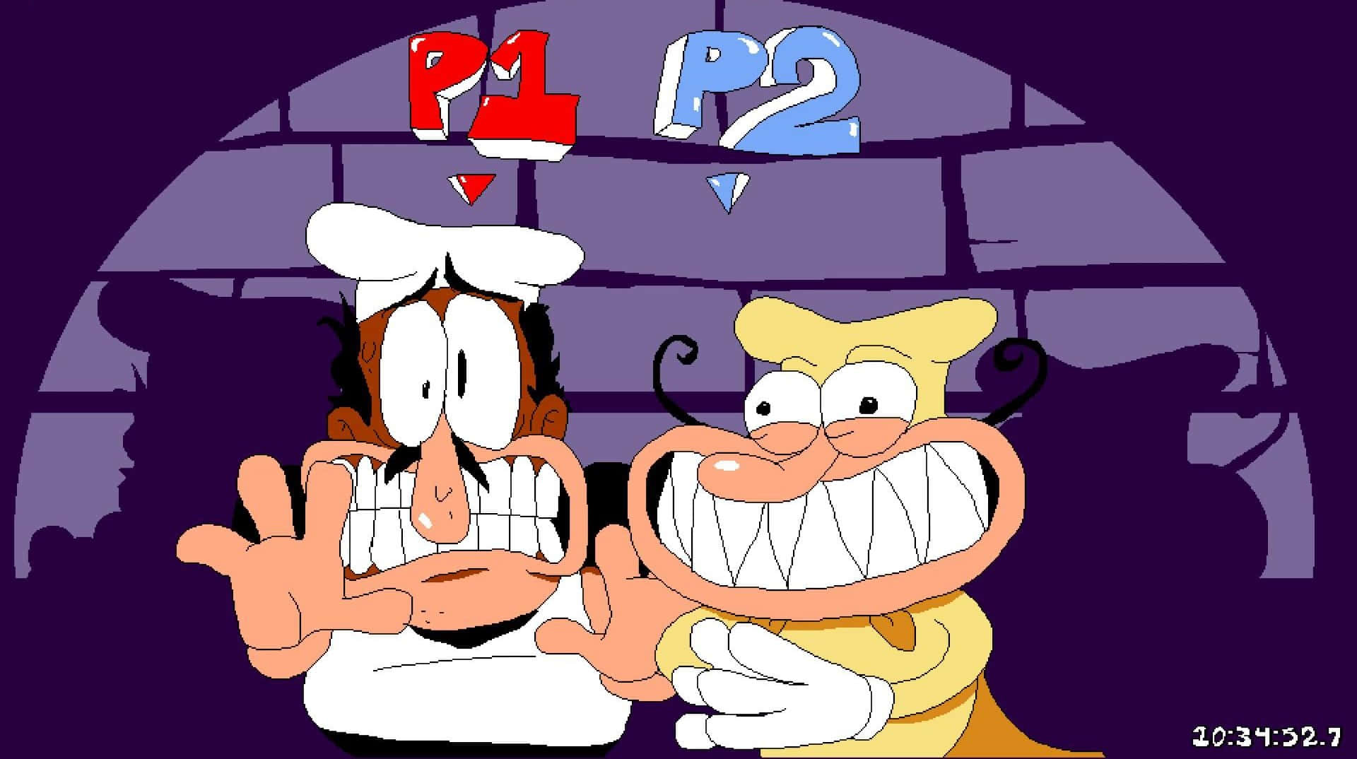 Pizza Tower, P1, P2, Full HD Desktop Wallpaper