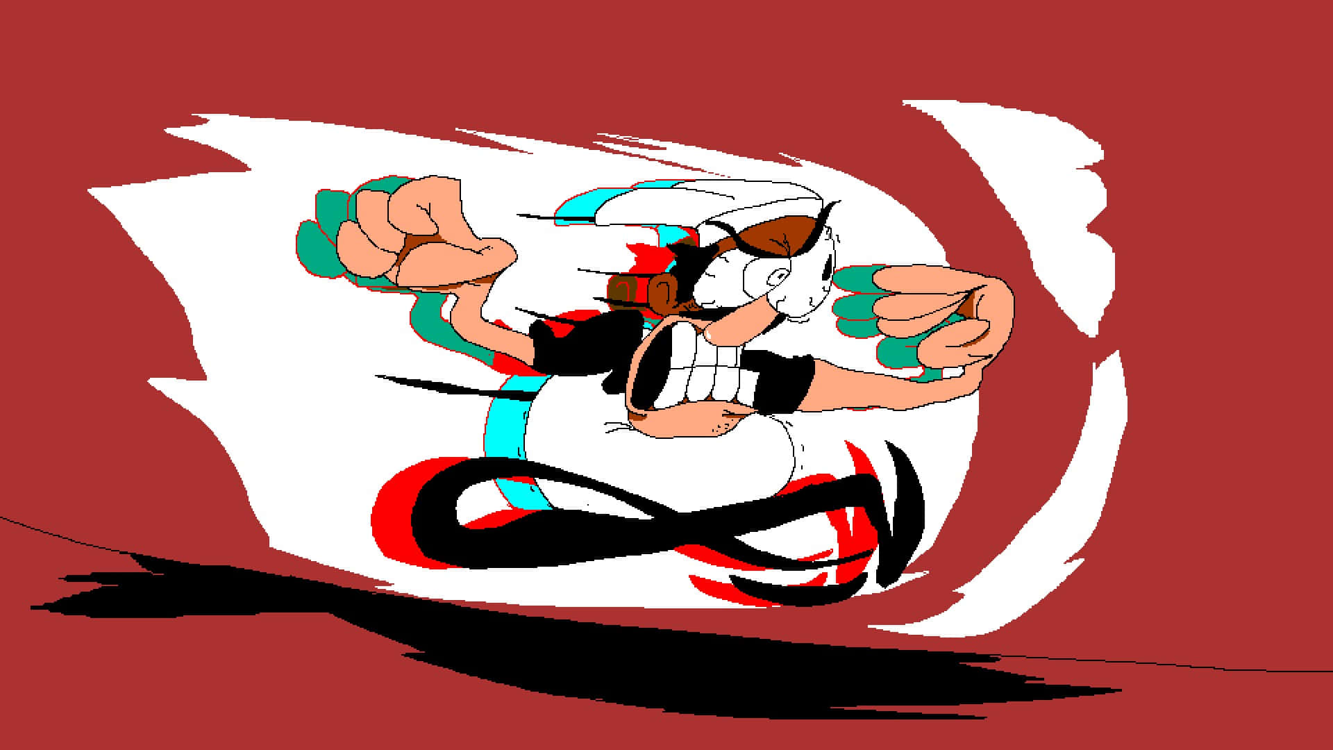 Pizza Tower, cartoon character, fists clenched, Full HD Desktop Wallpaper