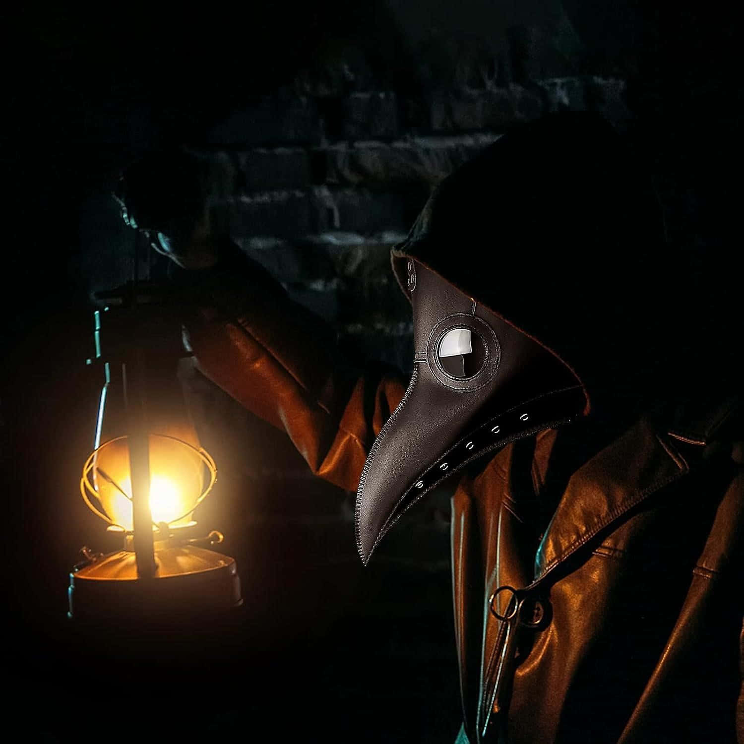 Plague Doctor, plague doctor mask, leather coat, HD Desktop Wallpaper