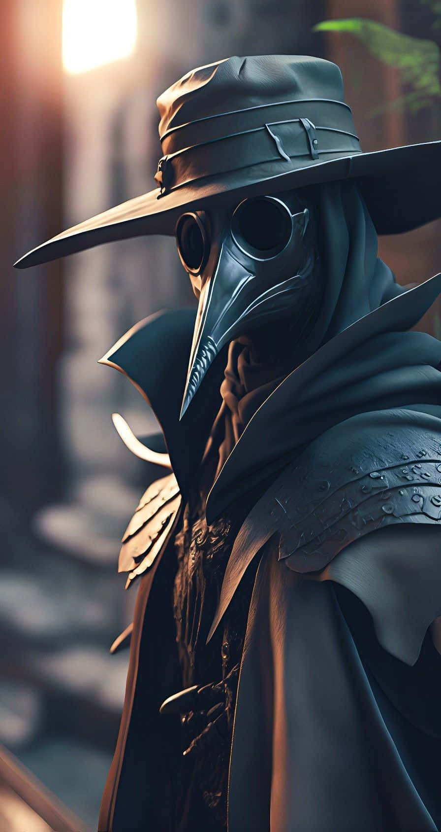 Plague Doctor, historical costume, dark armor, HD Phone Wallpaper