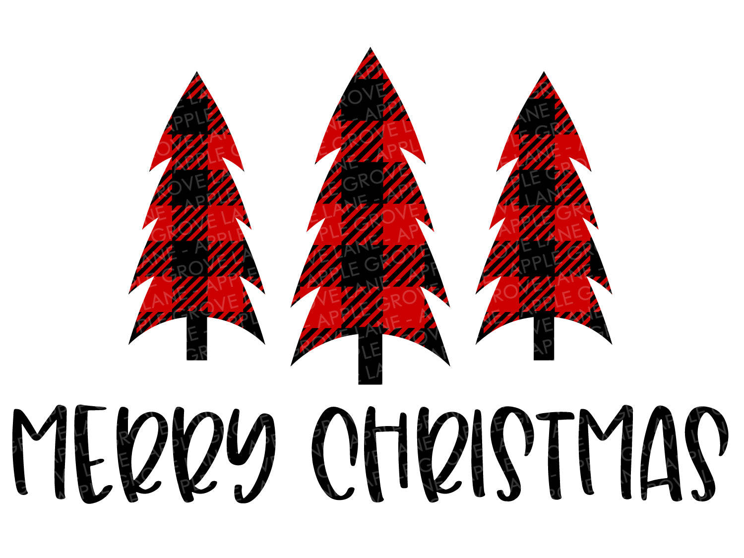 red and black plaid, Christmas trees, Merry Christmas, HD Desktop Wallpaper