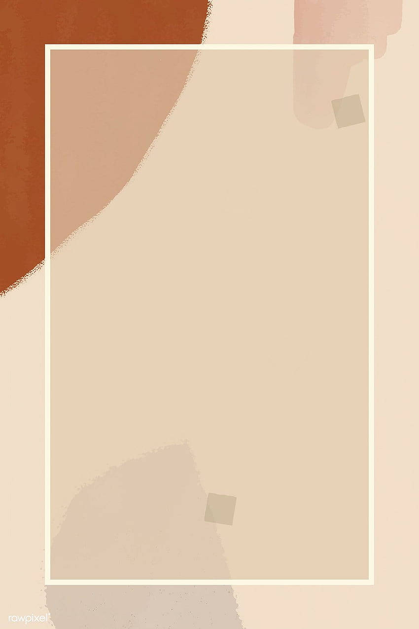 beige, pastel, square frame, SD Phone Wallpaper