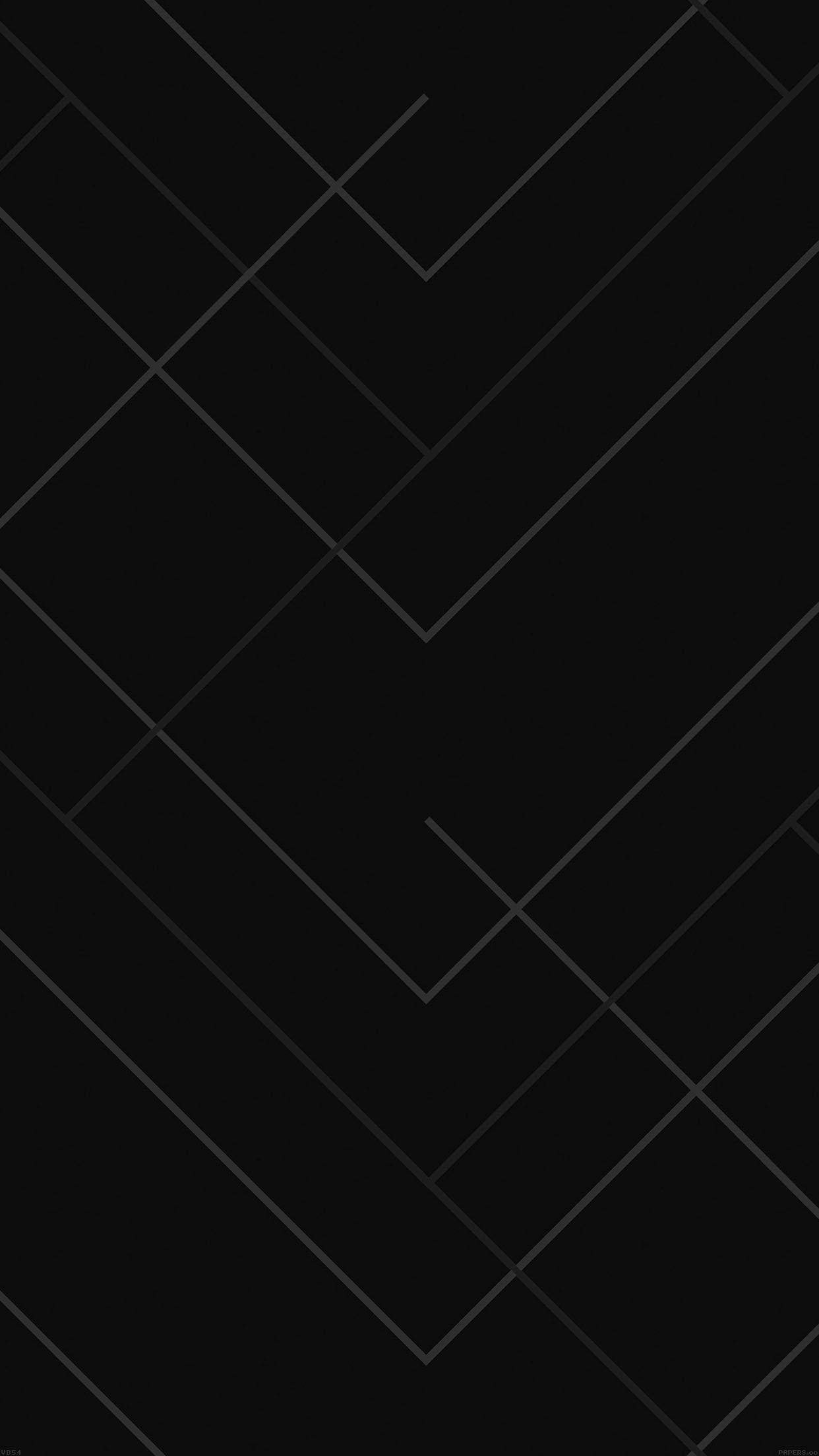 Plain Black iPhone, right angles, minimalist, Full HD Phone Wallpaper