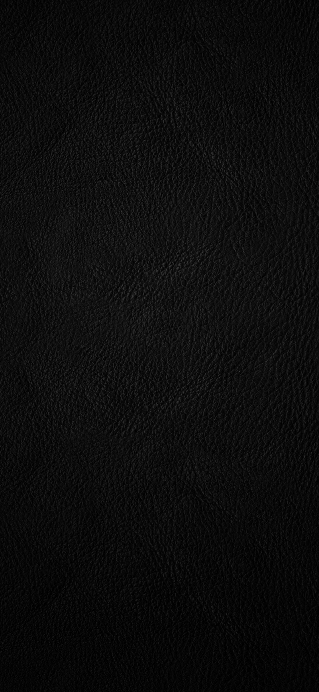 Plain Black iPhone, leather, smooth black leather surface, 2K Phone Wallpaper
