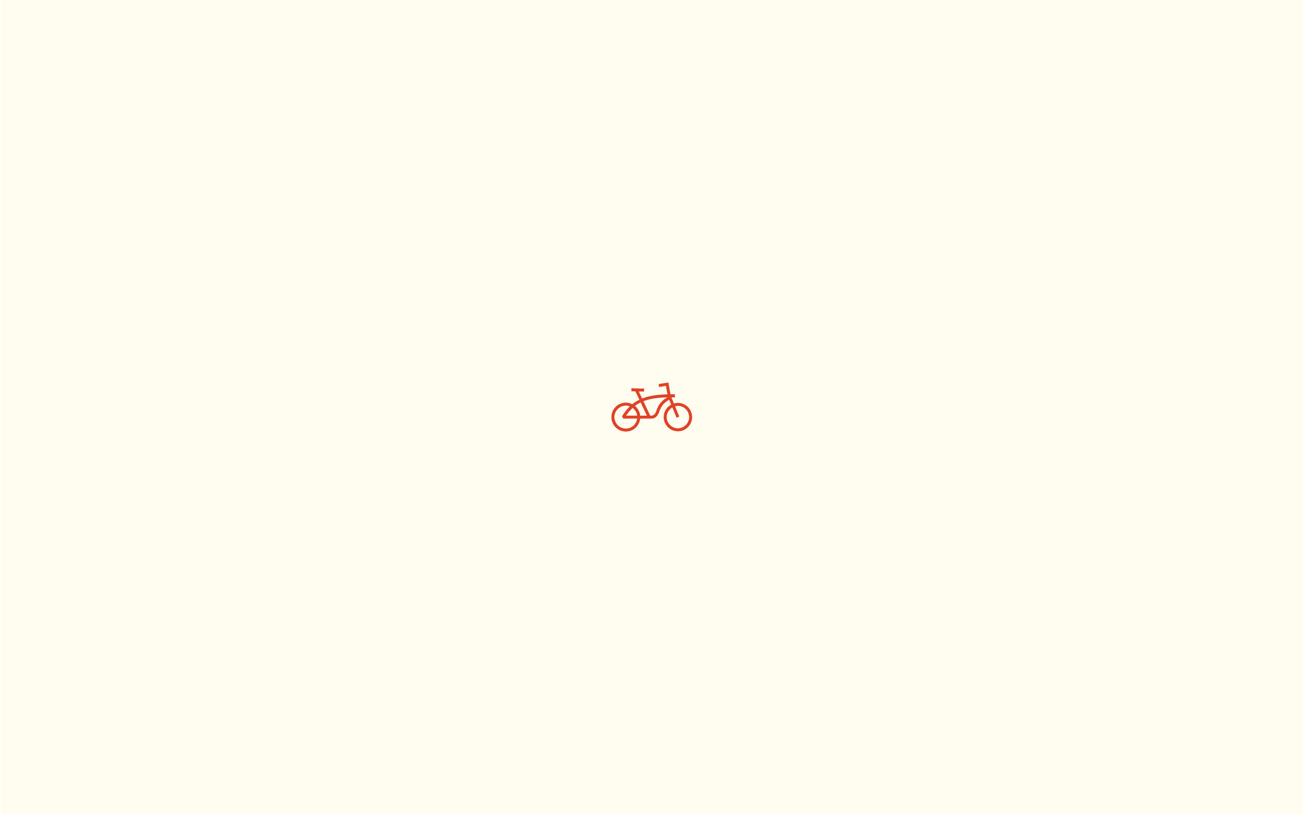 bicycle, red, cream, 2K Desktop Wallpaper