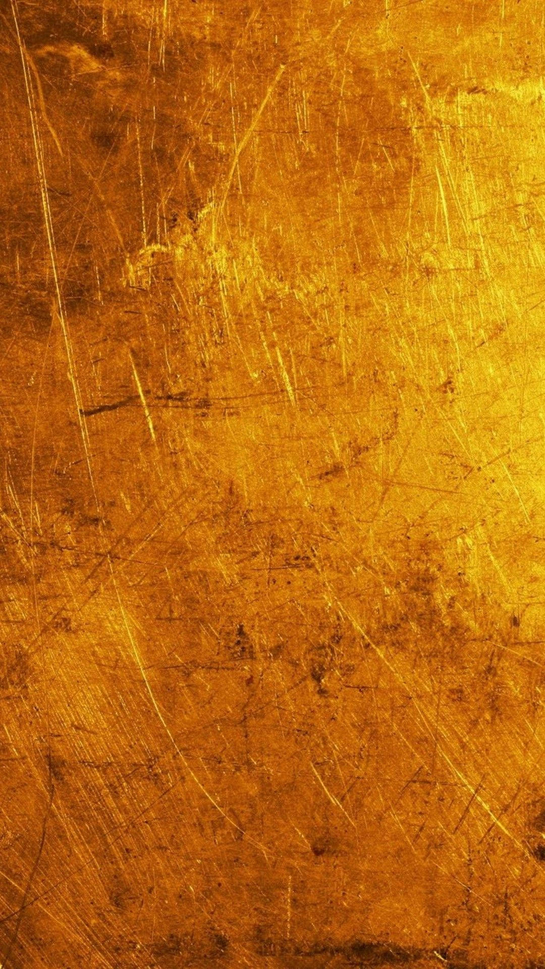 Plain Gold, golden surface, scratches, Full HD Phone Wallpaper