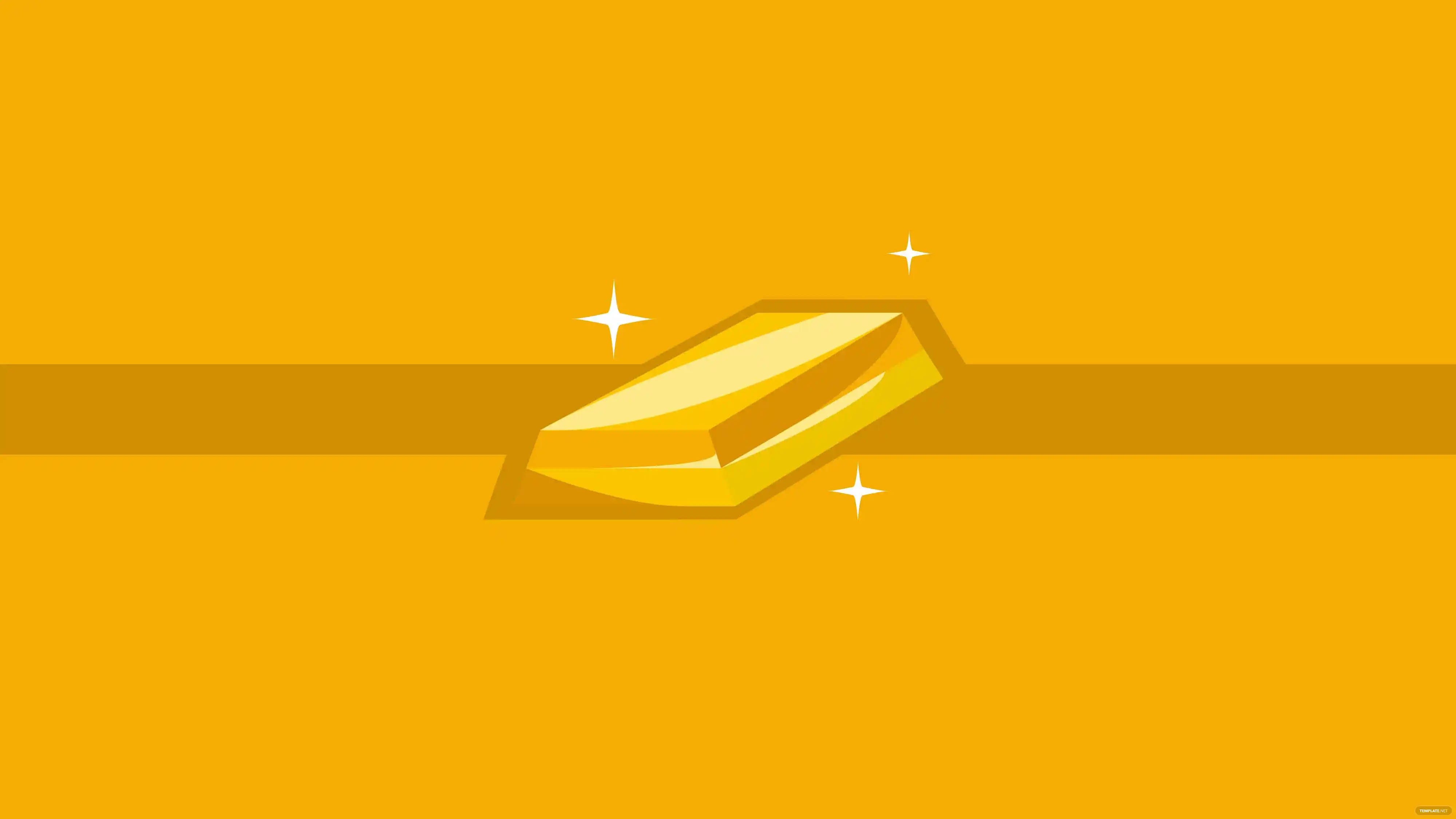 Plain Gold, Dep Yellow, shiny gold bar, 4K Desktop Wallpaper