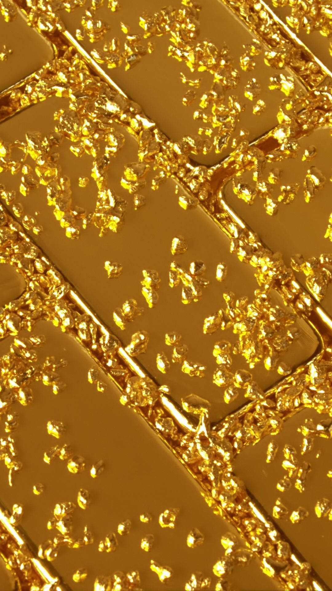Golden Jewellery, gold flakes, smooth golden panels, Full HD Phone Wallpaper