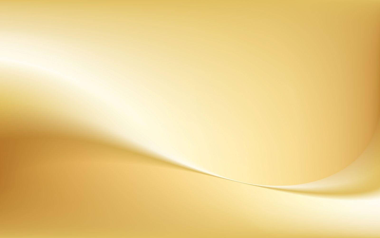 abstract wave graphic, plain gold, golden wave gradient, HD Desktop Wallpaper