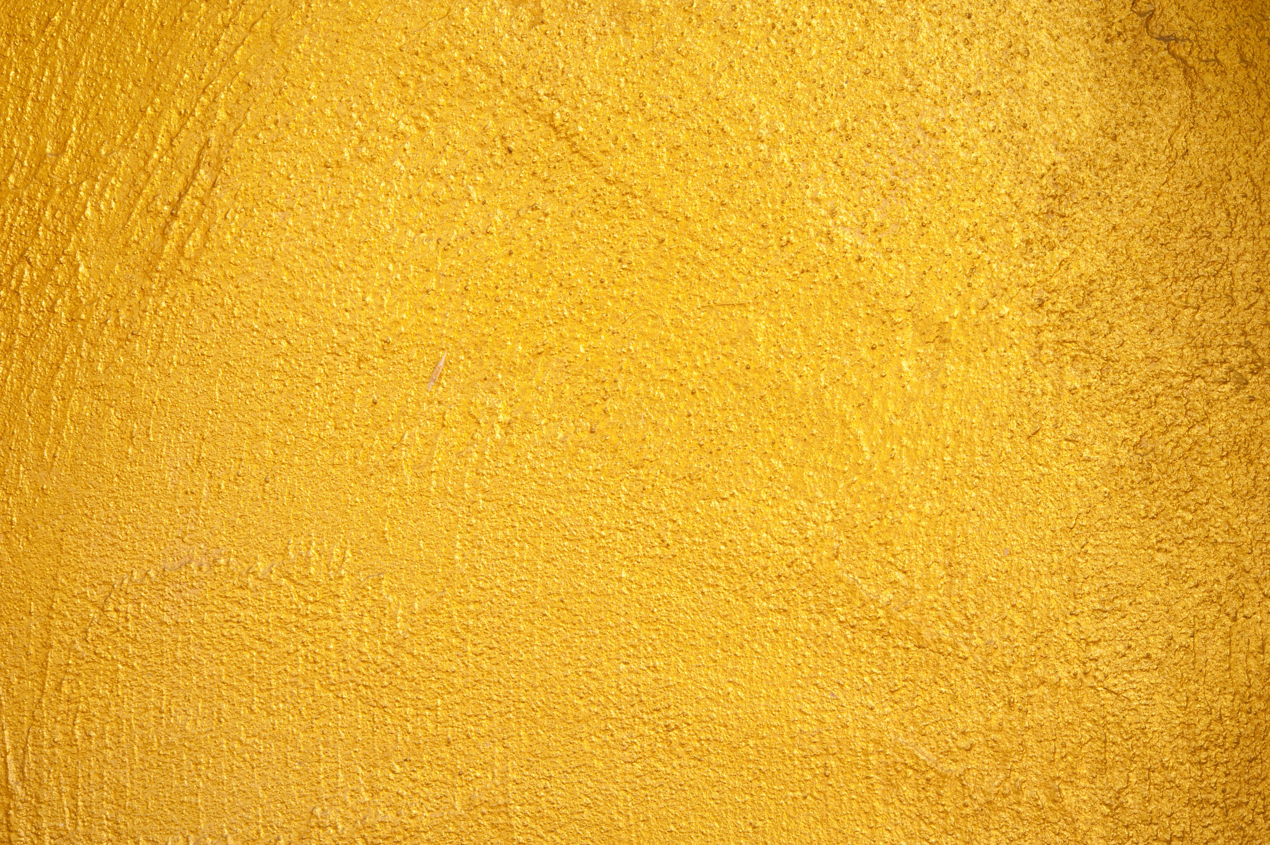 gold background stucco, vibrant yellow, textured wall, 4K Desktop Wallpaper