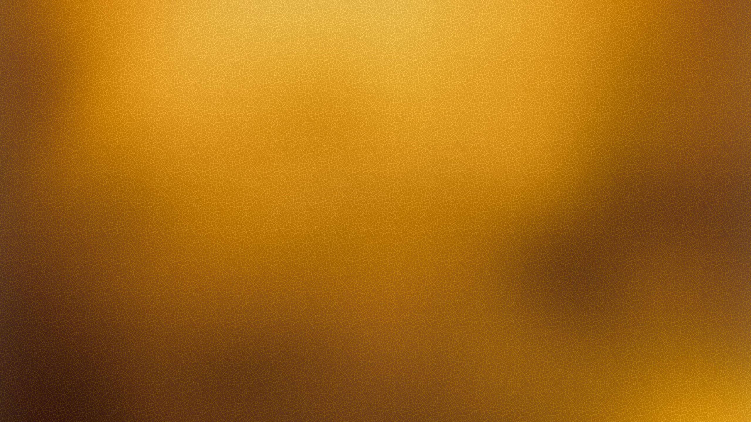 Plain Gold, gradient, warm golden amber tones, 2K Desktop Wallpaper