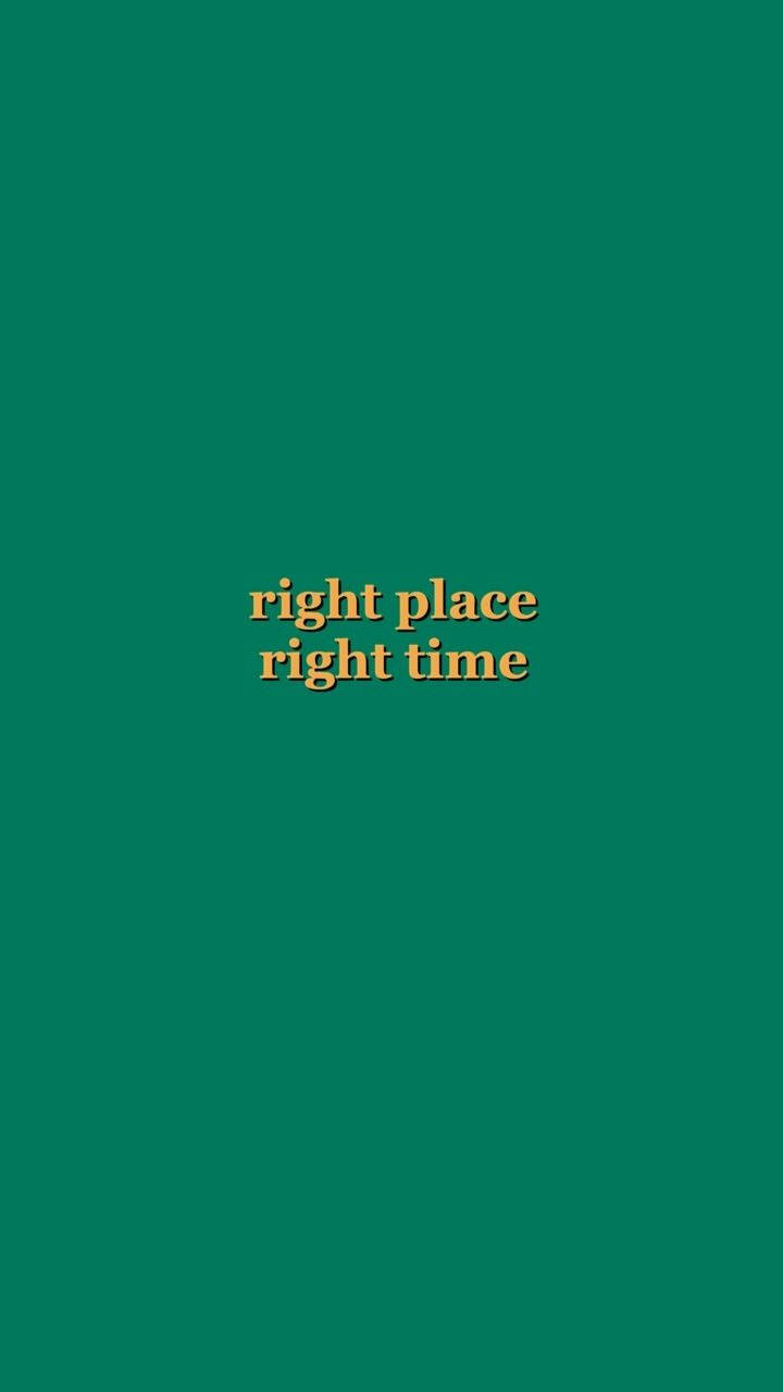 Plain Green, teal, golden text, HD Phone Wallpaper