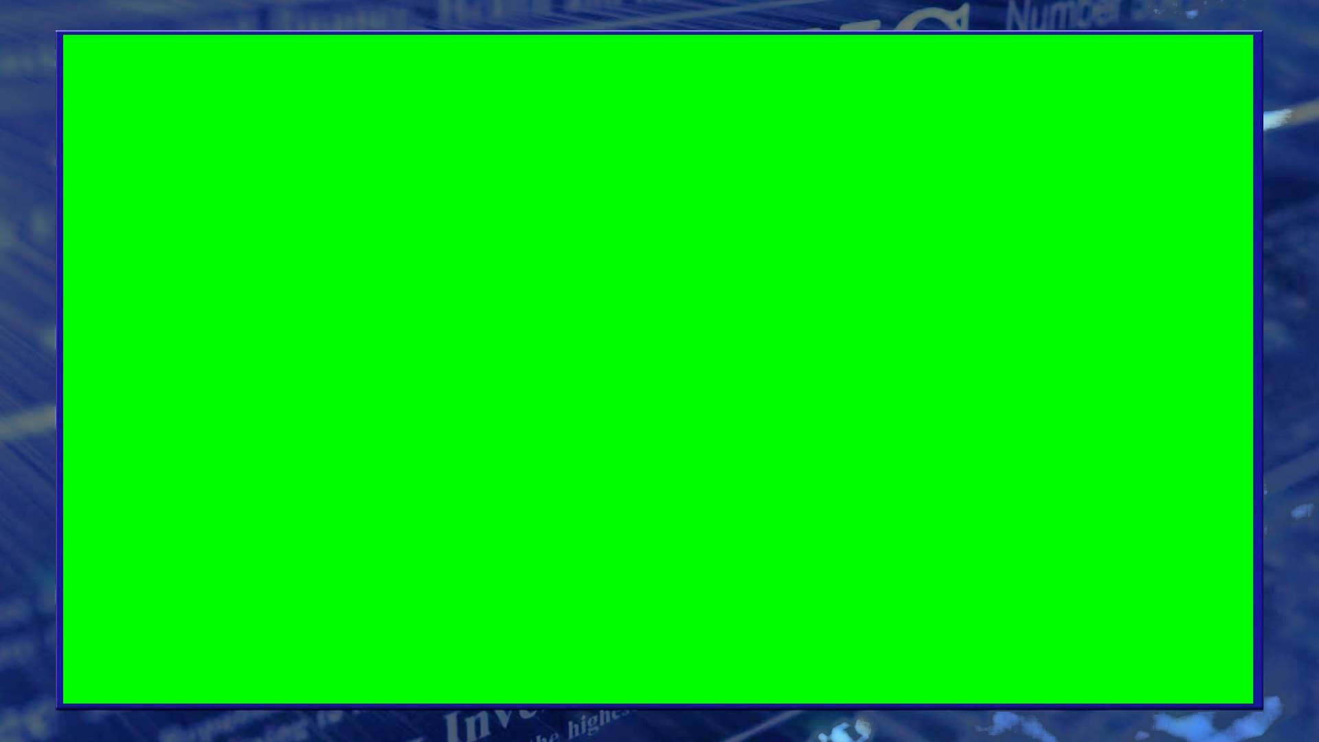 green screen, blue border, blurred blue background, Full HD Desktop Wallpaper