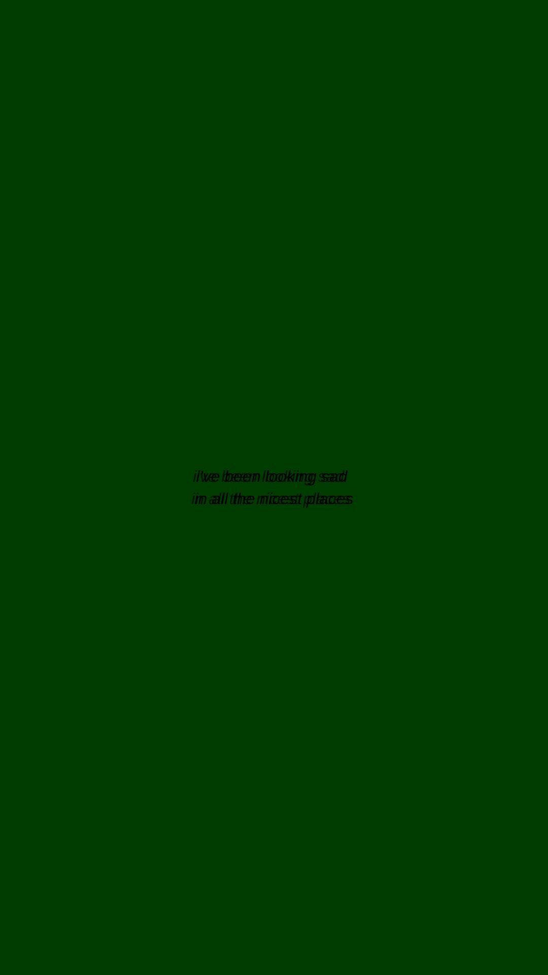 Plain Green, dark green background, faint white text, Full HD Phone Wallpaper