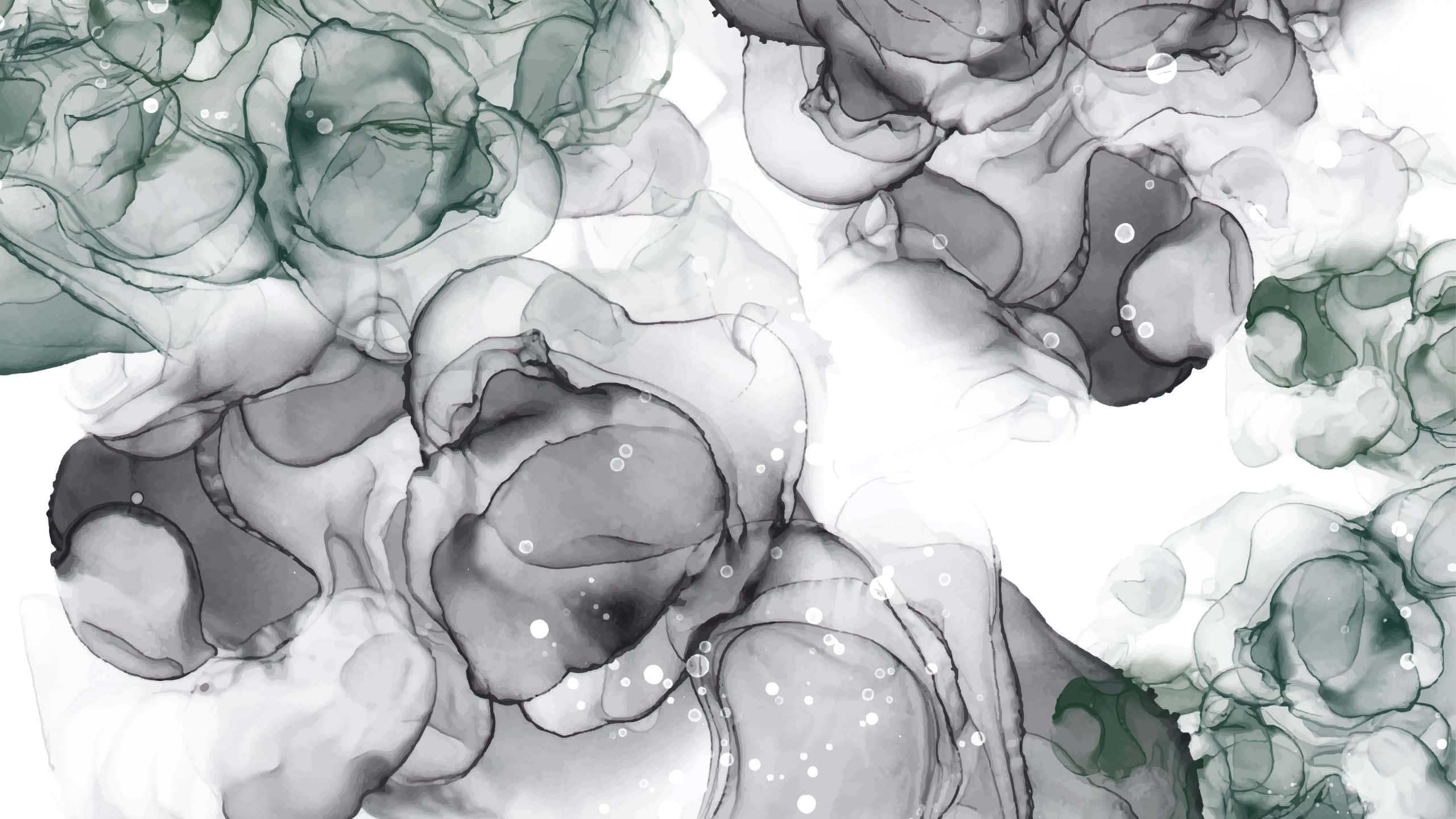 Cool Gray, green gray, white, 2K Desktop Wallpaper