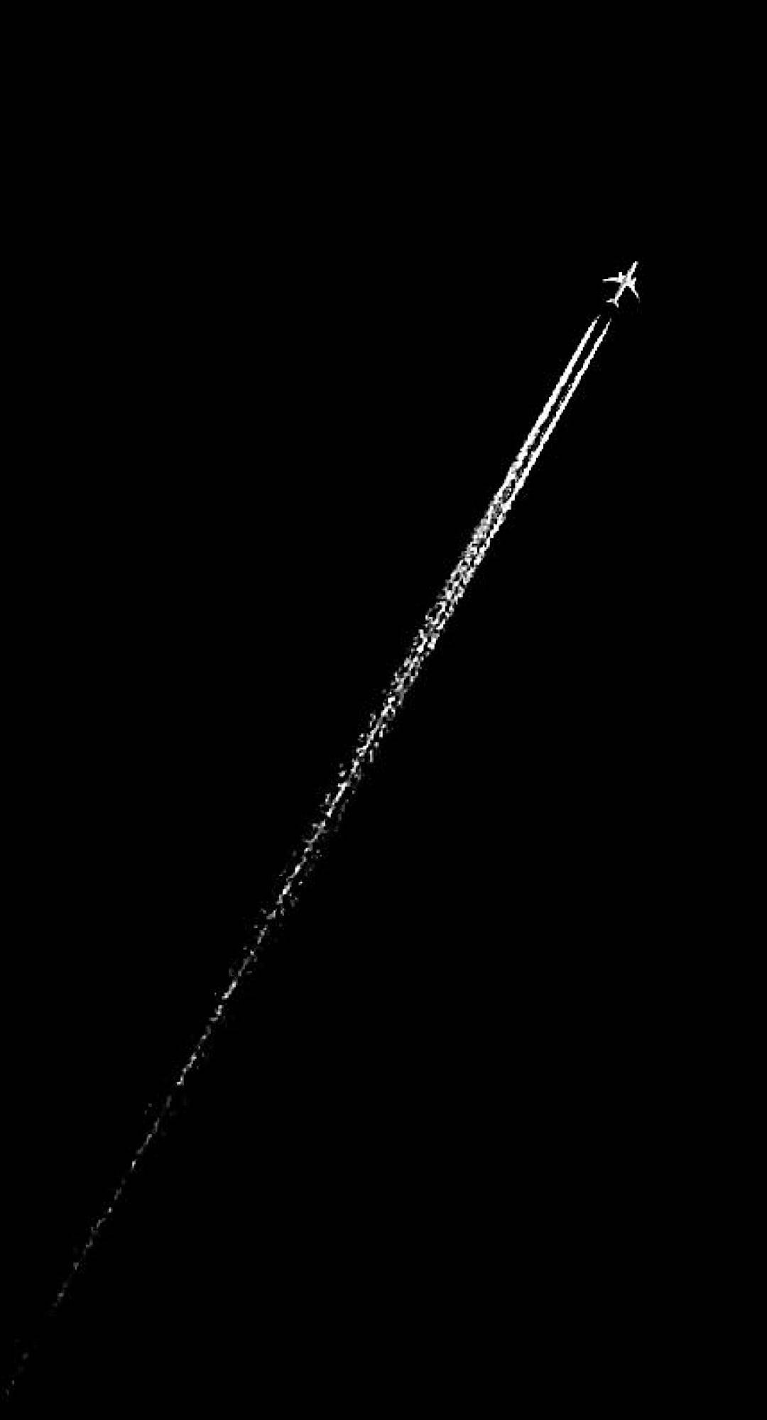 Plain HD iPhone, jet trails, contrail, Full HD Phone Wallpaper