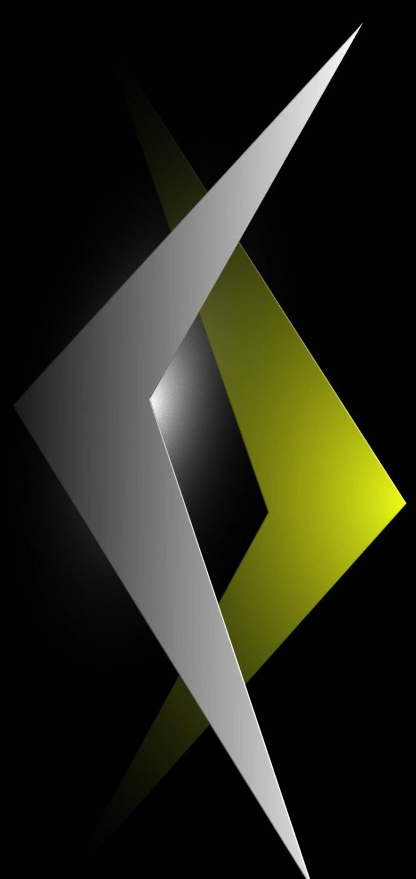 Plain HD iPhone, opposing arrows, silver, 2K Phone Wallpaper