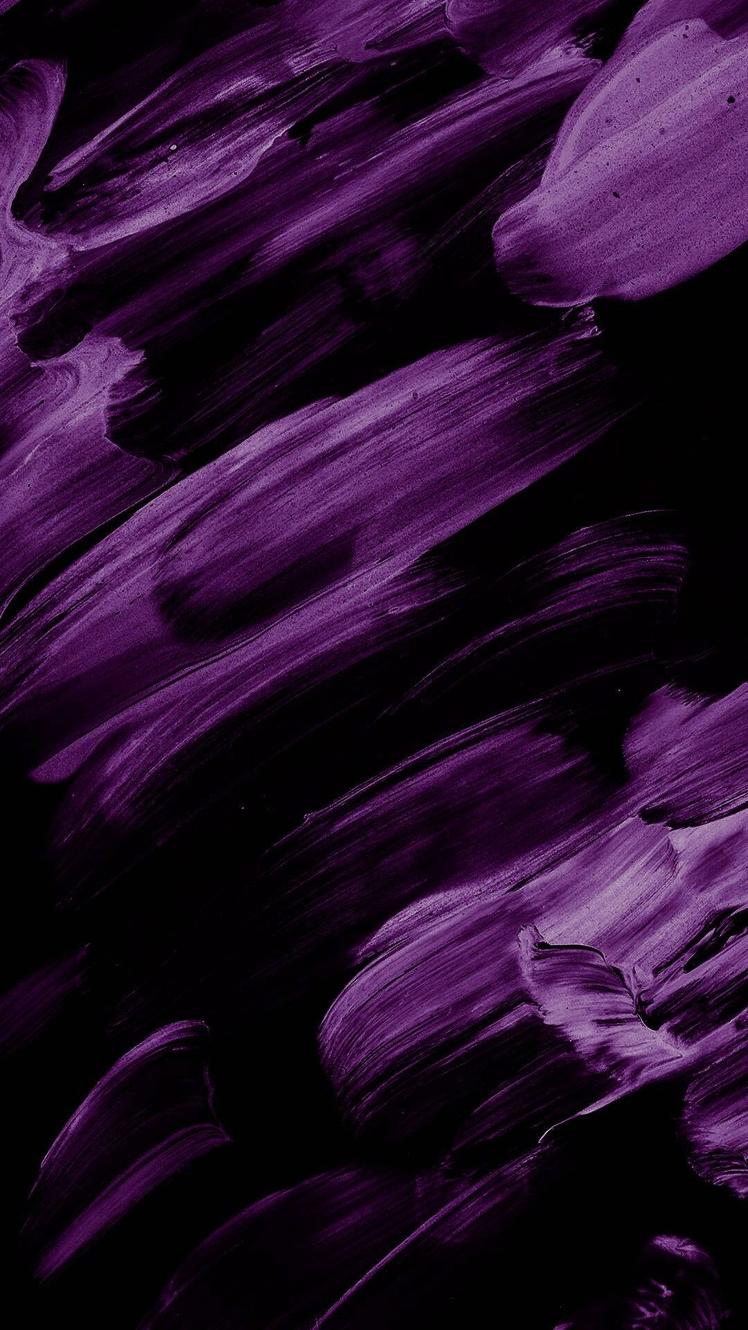 Plain iPhone, dark violet, paint stroke, Full HD Phone Wallpaper