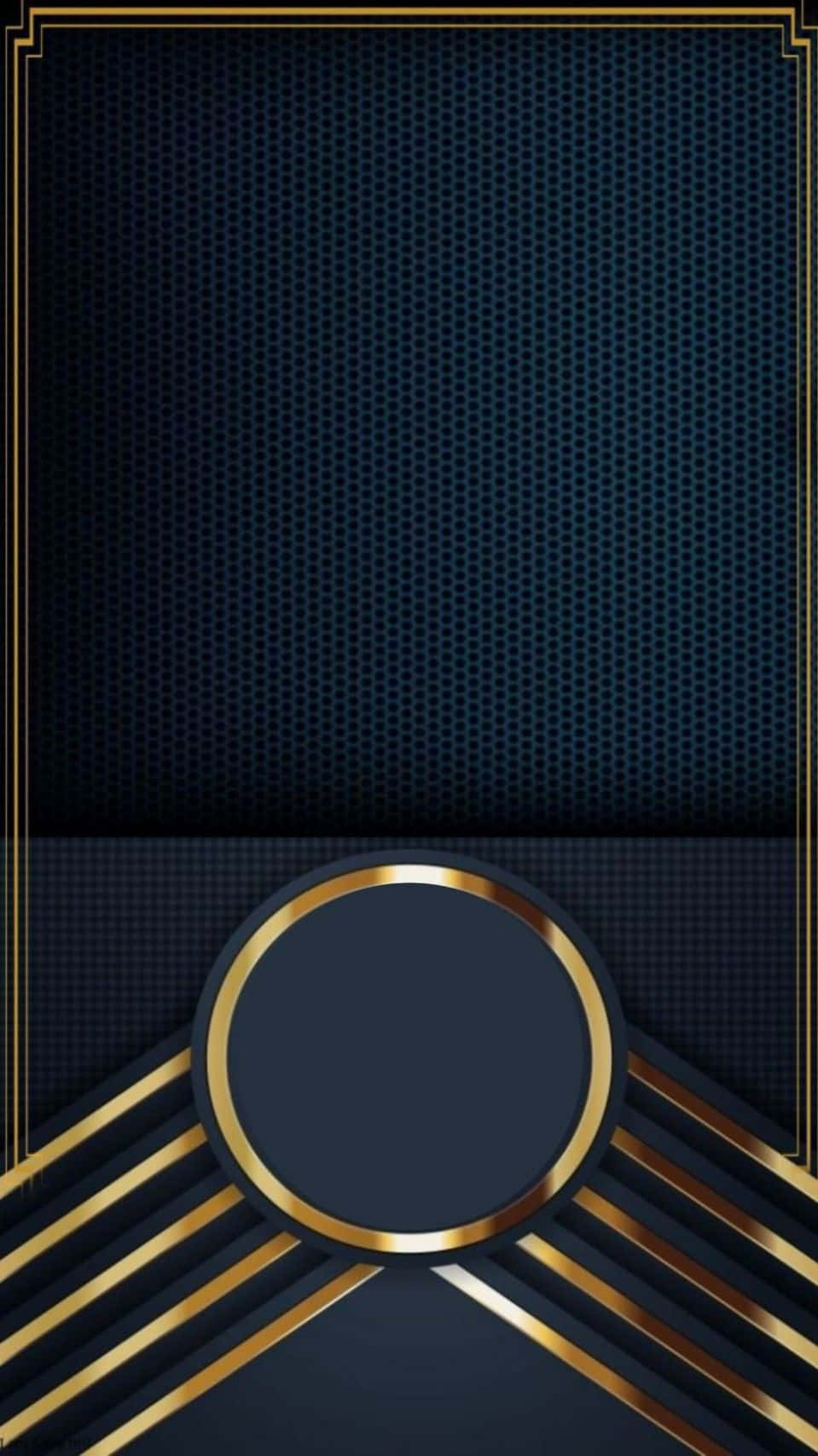 Navy Gold Geometric Background, dark blue, gold geometric accents, HD Phone Wallpaper