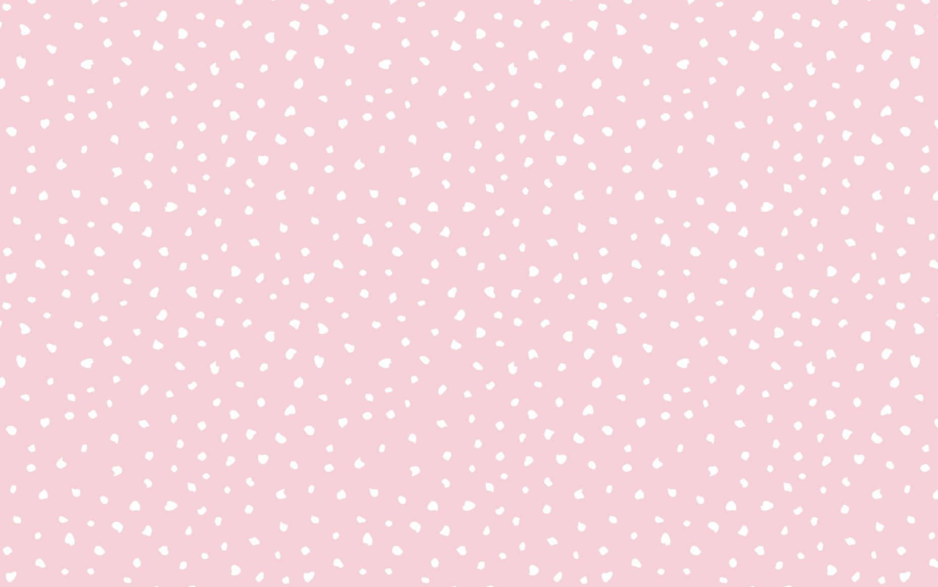 Plain Pink Desktop, polka dot pattern, soft pink background, HD Desktop Wallpaper