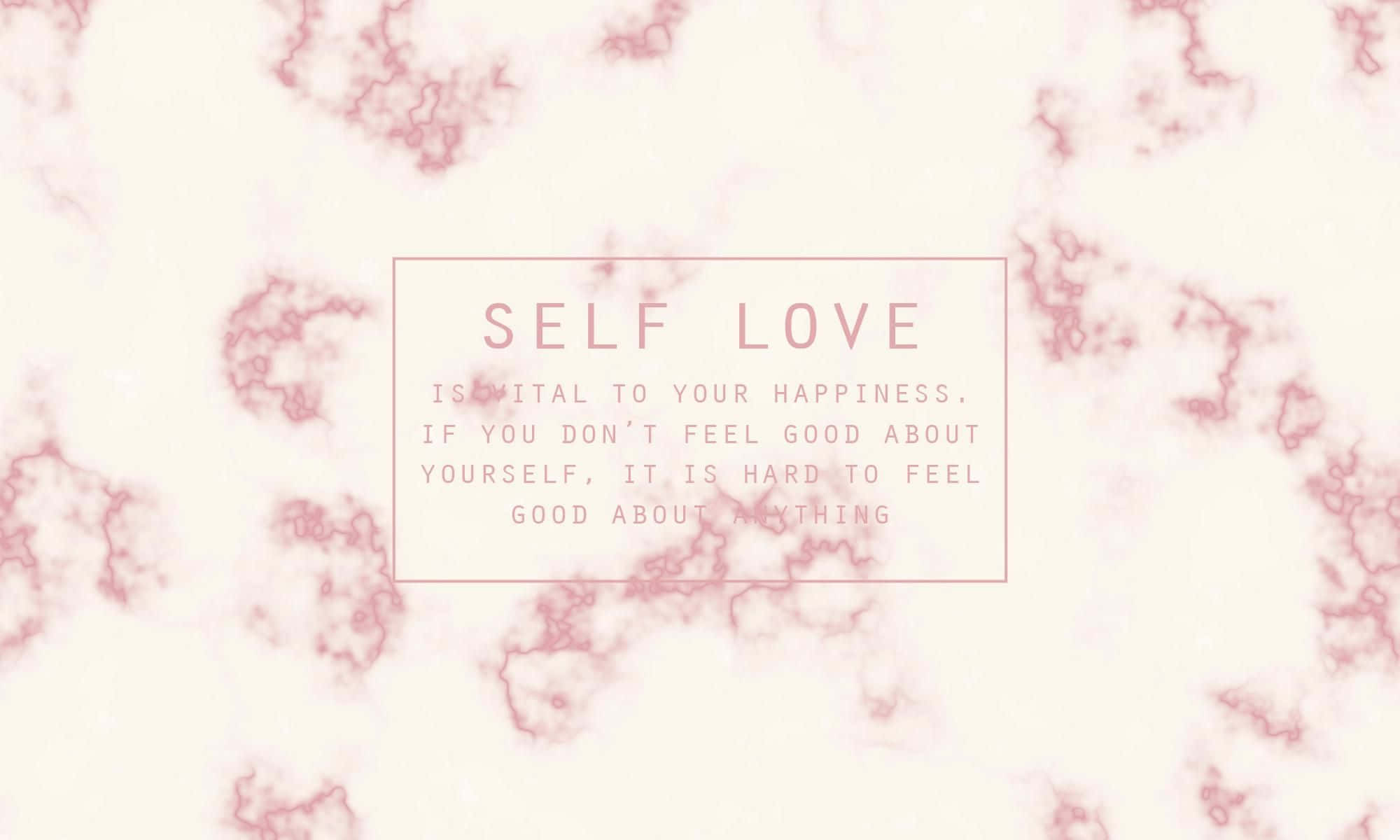 pastel pink aesthetic computer, soft pink marbled background, centered text box, Full HD Desktop Wallpaper