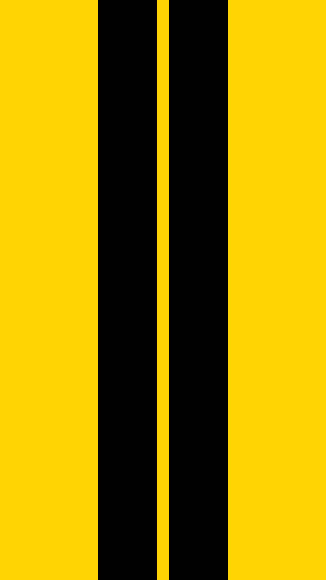 Plain Yellow iPhone, black stripes, vibrant yellow, HD Phone Wallpaper