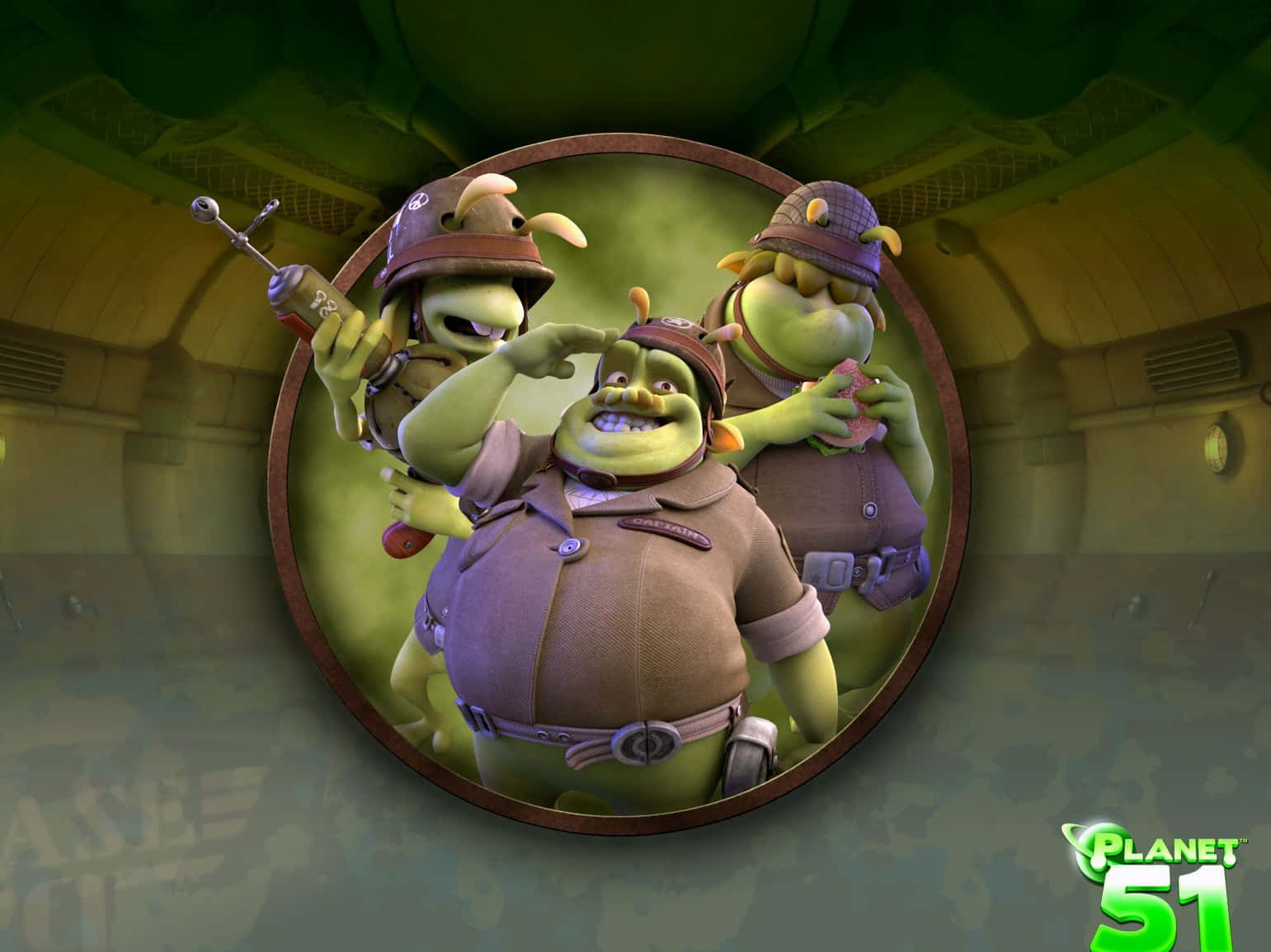 Planet 51, alien squad, green alien soldiers, HD Desktop Wallpaper