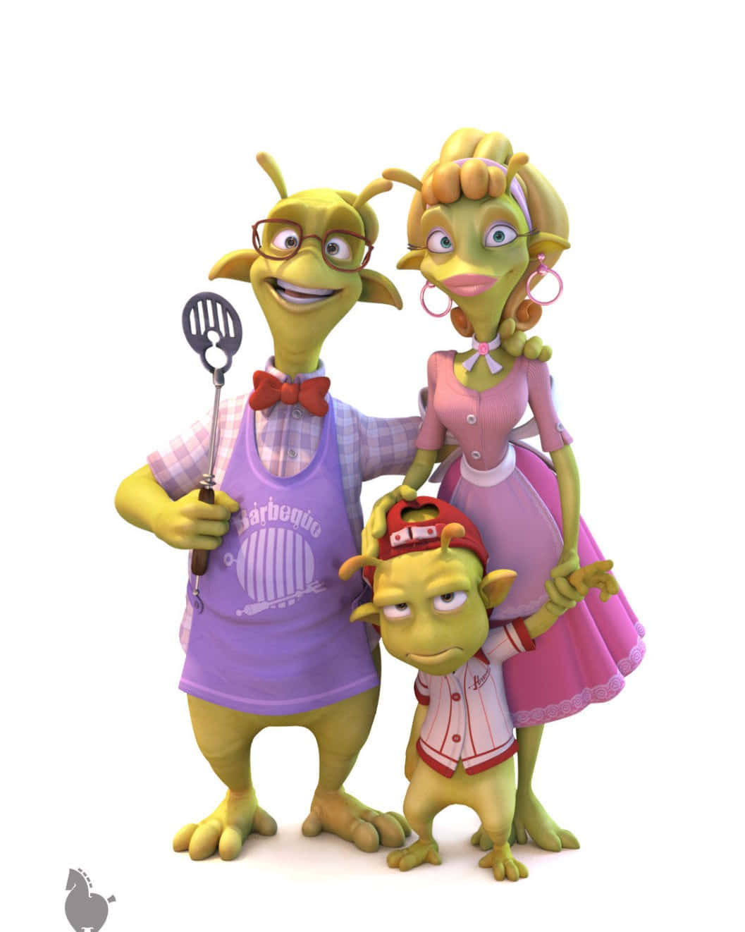 Planet 51, alien family, dad, HD Phone Wallpaper