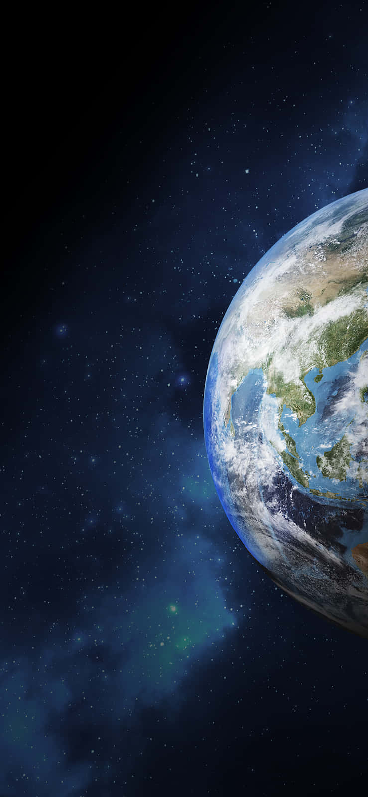 iPhone, Earth, dark blue, HD Phone Wallpaper