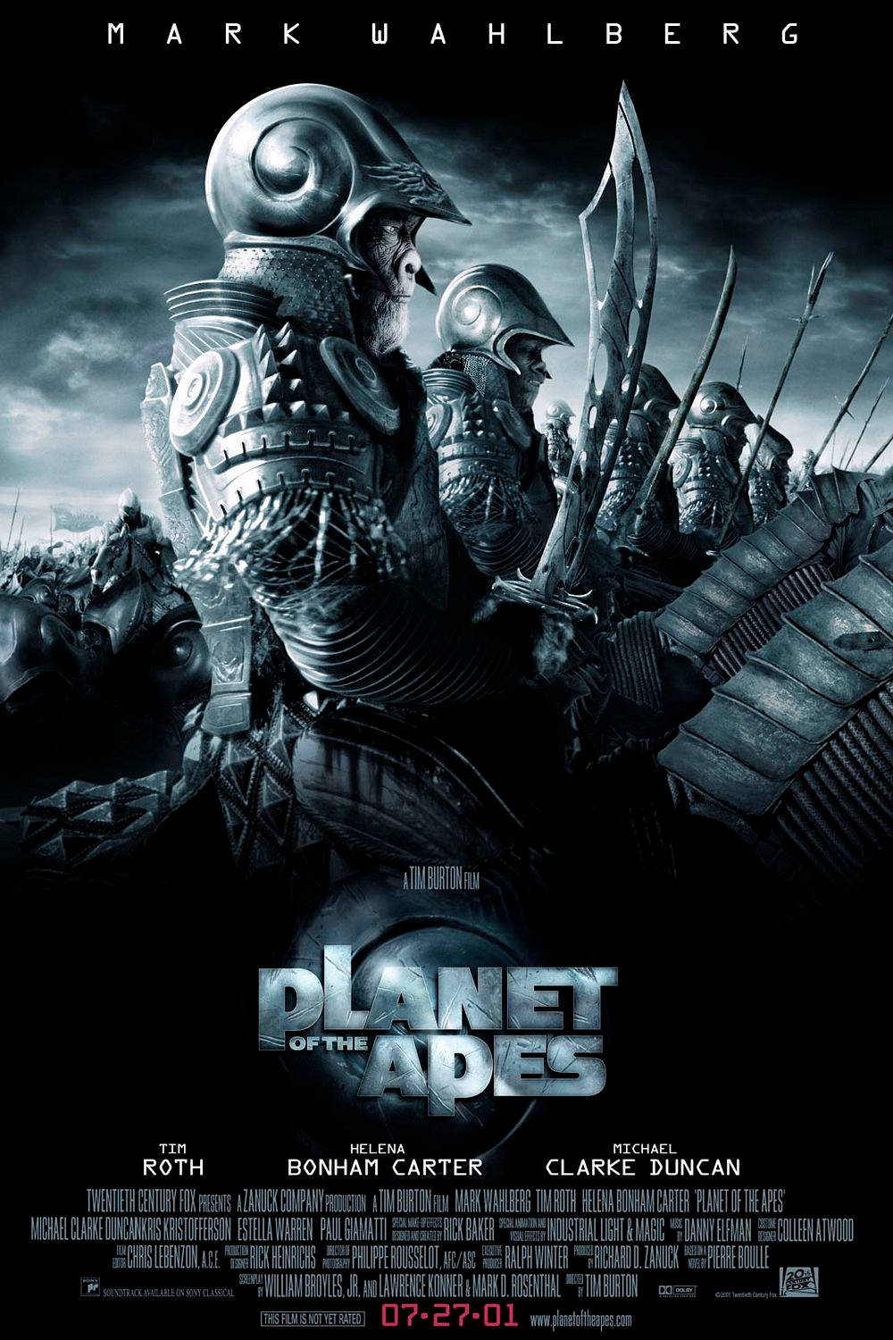 2001 Planet Of The Apes, ape warriors, metallic armor, HD Phone Wallpaper