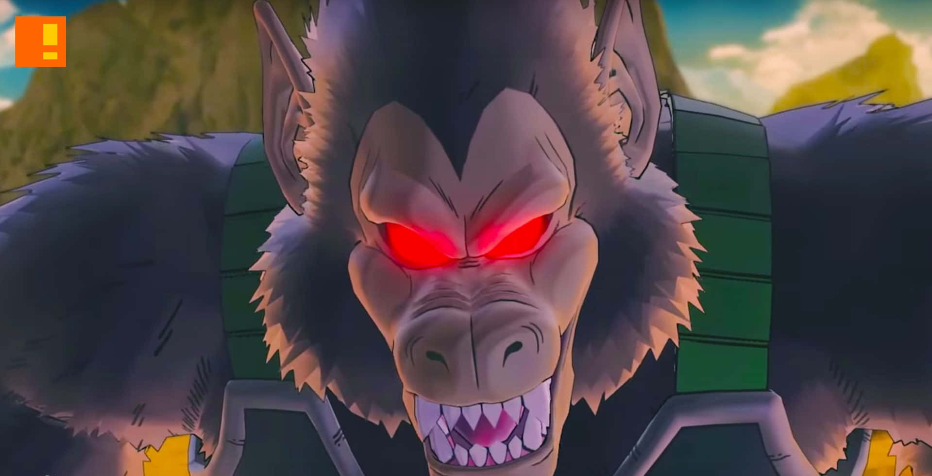 great ape, 1919 x 980, glowing red eyes, HD Desktop Wallpaper