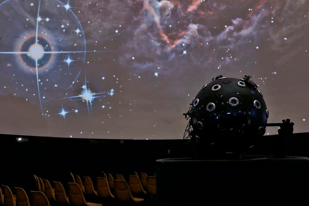 Planetarium, vibrant starfield, nebula, SD Desktop Wallpaper