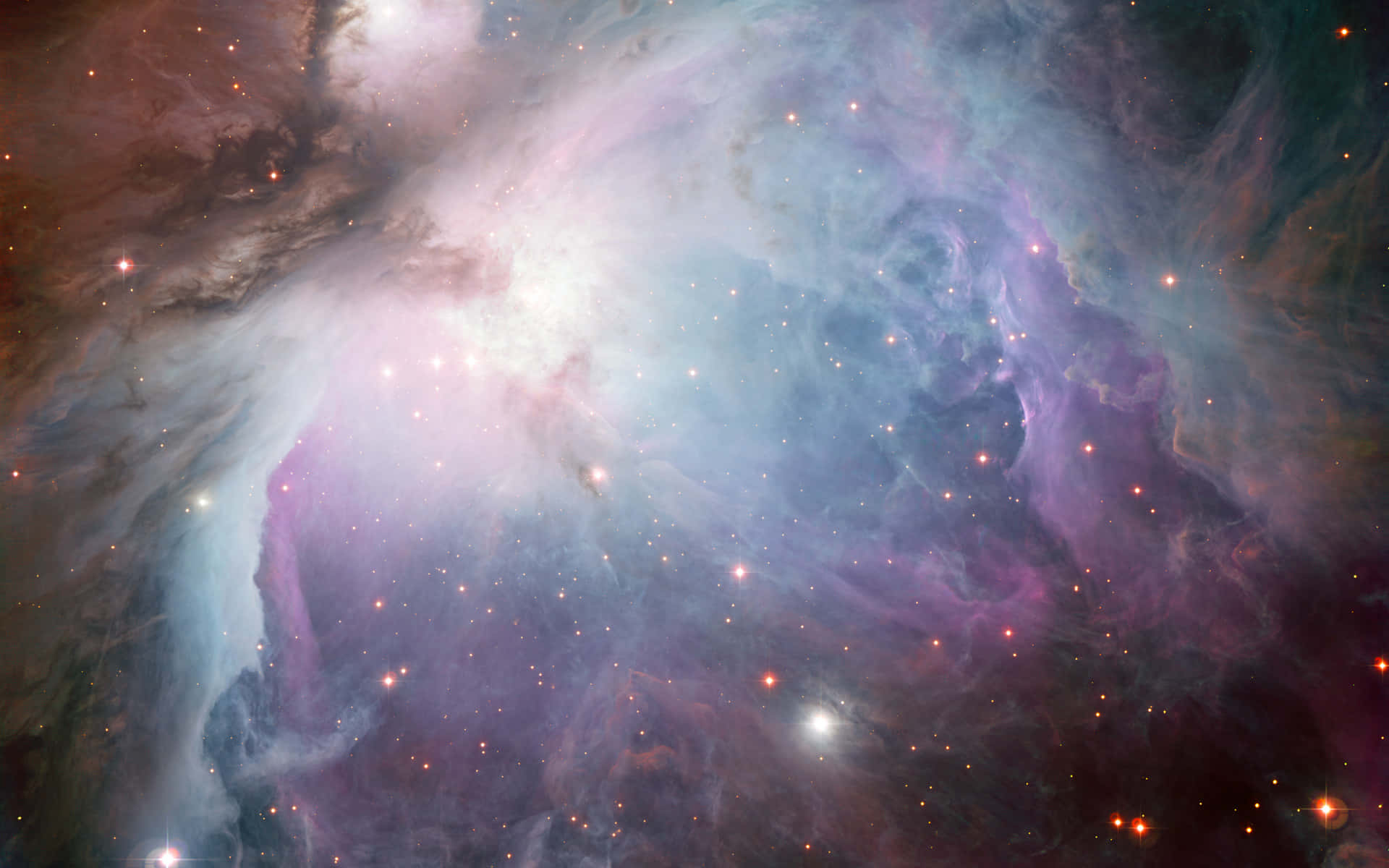 Planetary Nebula, vibrant purples, blues, Full HD Desktop Wallpaper