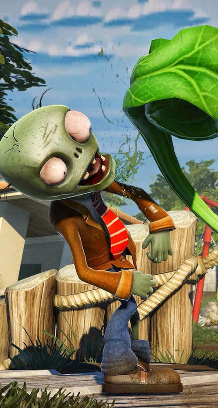 Plants Vs Zombies, zombie, brown jacket, HD Phone Wallpaper