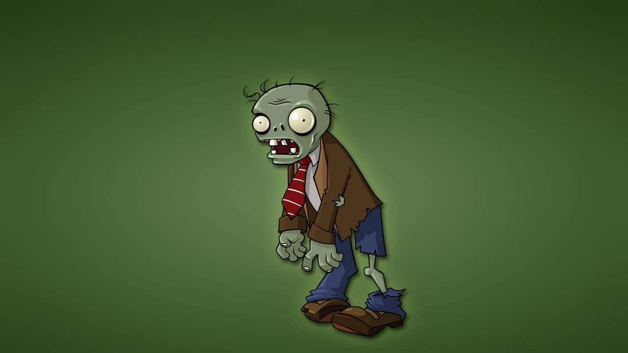 Plants Vs Zombies, cartoon zombie, torn suit, HD Desktop Wallpaper