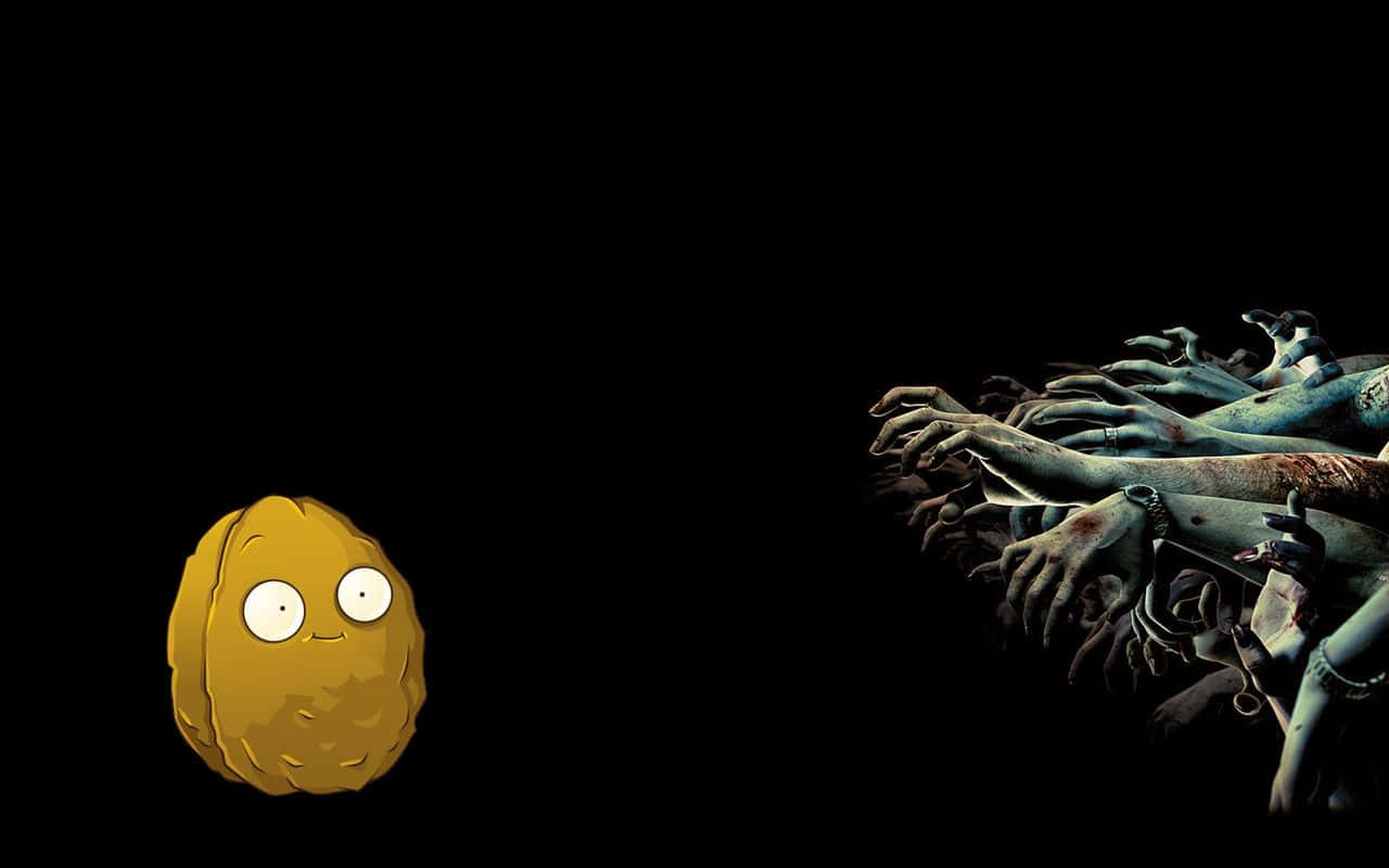 Plants Vs Zombies, cartoon walnut, zombie arms, HD Desktop Wallpaper