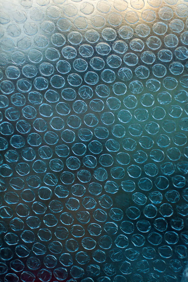 plastic bubble wraps, gradient blue tones, soft light reflections, SD Phone Wallpaper